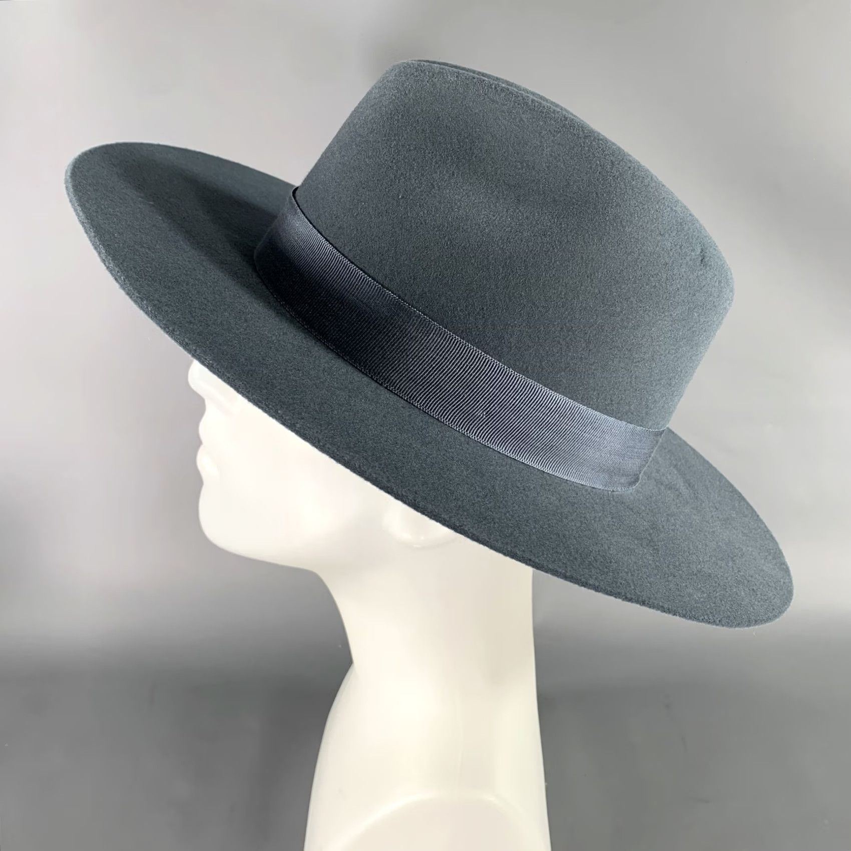 FELT HAMPUI HATS Felt Hats Size 61 Grey Blue Size ONE SIZE - 4 Thumbnail