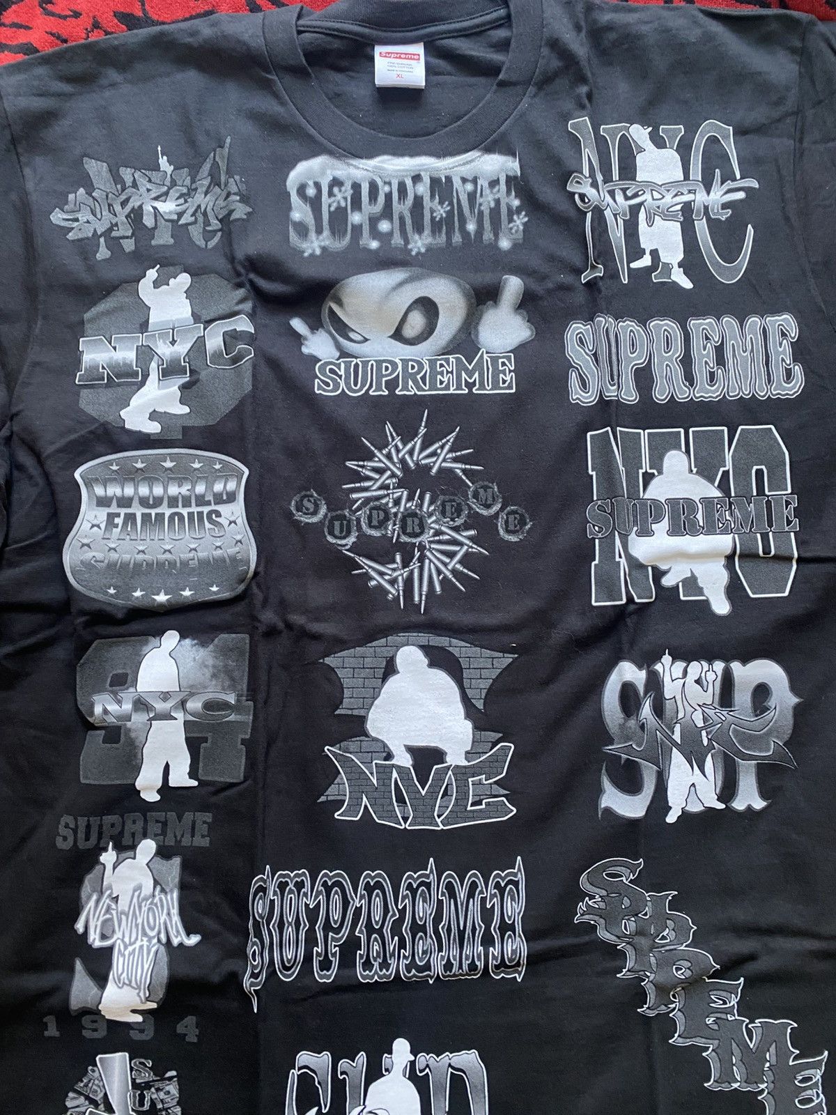 Supreme Supreme Flash Tee XL Size US XL / EU 56 / 4 - 2 Thumbnail