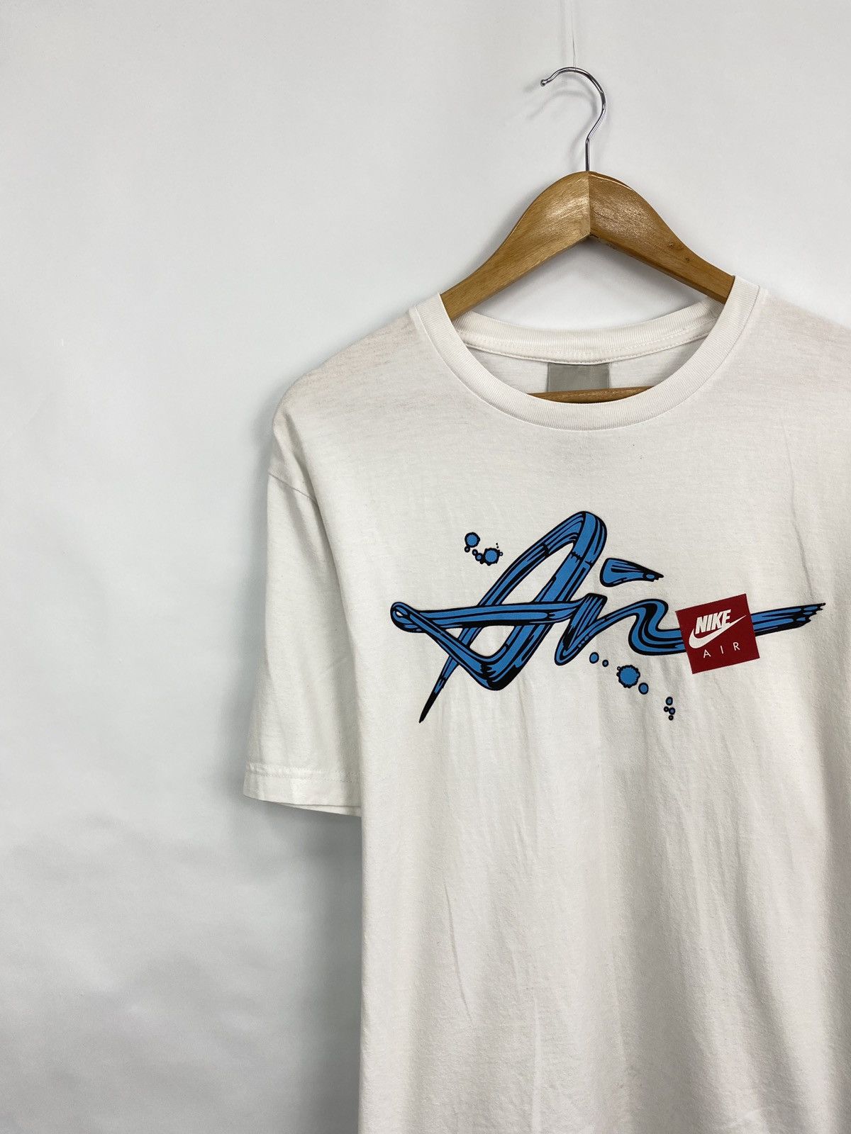 Nike × Vintage 🇺🇸 Vintage 90s Nike Y2K T-Shirt Rare Retro Hype Size US M / EU 48-50 / 2 - 2 Thumbnail