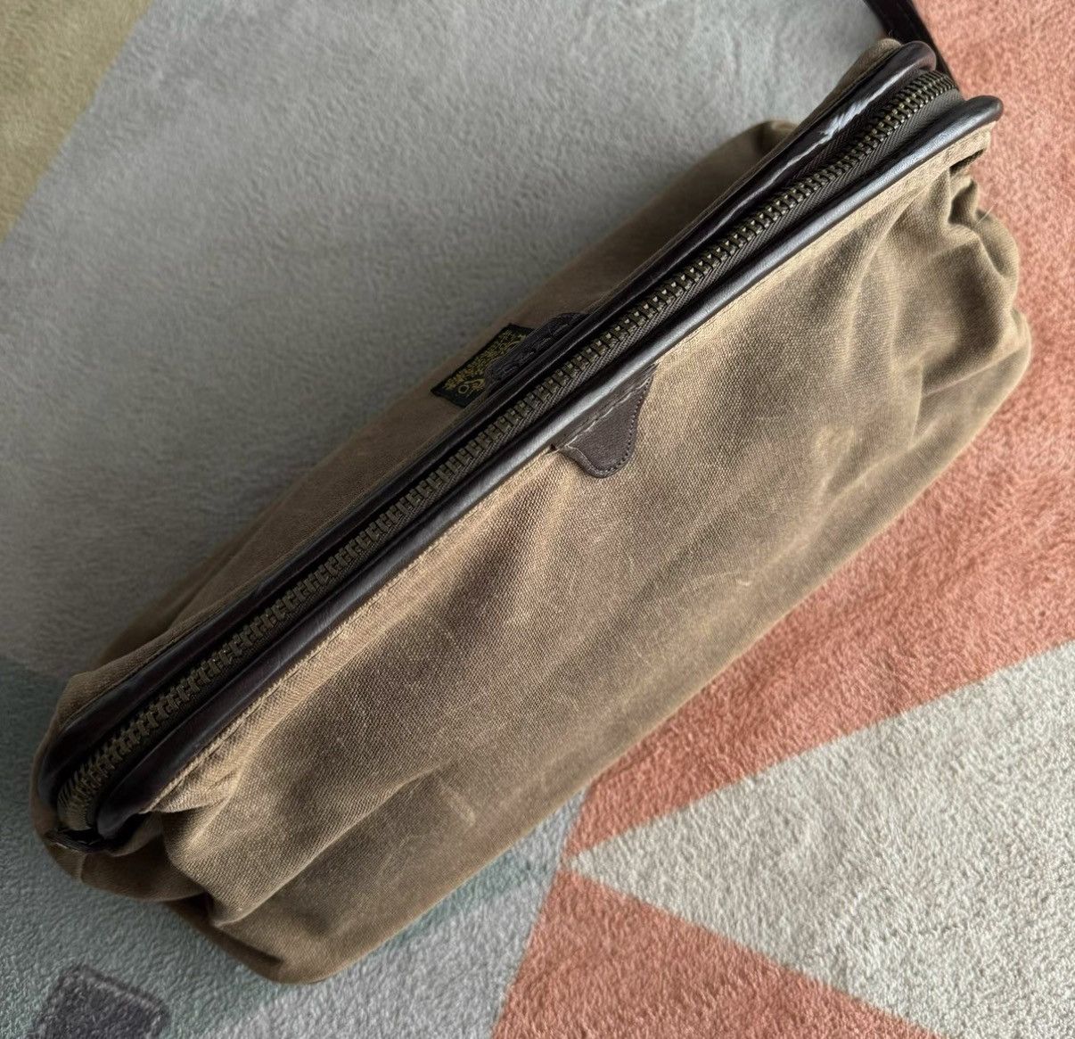 RRL Ralph Lauren RRL Ralph Lauren Double RL Canvas Clutch / Toiletry Bag K22 Size ONE SIZE - 6 Thumbnail