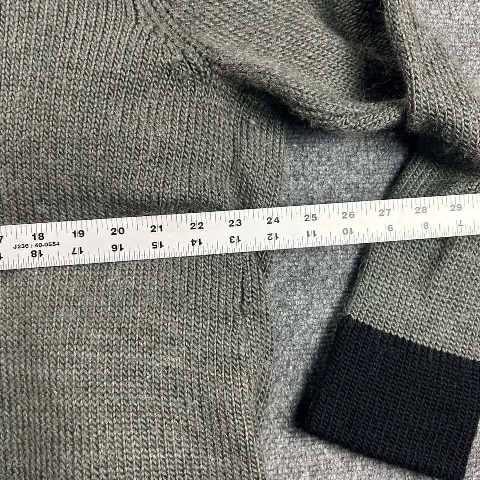 Chicos Chico's Cardigan Womens 3 Gray Chunky Acrylic Wool Alpaca Size XS / US 0-2 / IT 36-38 - 6 Thumbnail