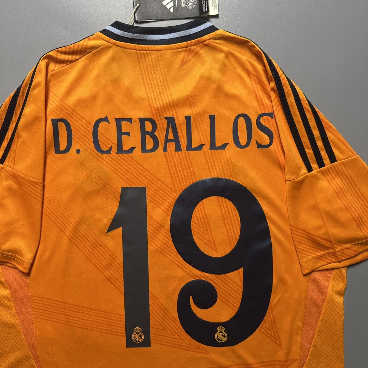 Adidas REAL MADRID ADIDAS 2024/2025 SOCCER AWAY JERSEY #19 CEBALLOS Size US L / EU 52-54 / 3 - 9 Thumbnail