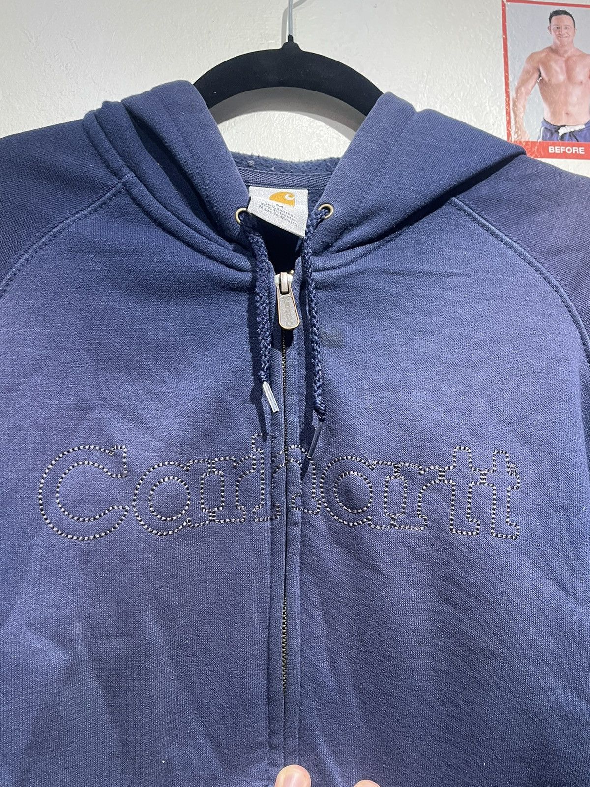 Carhartt × Carhartt Wip × Vintage Vintage Y2k Carhartt zip up hoodie Size M / US 6-8 / IT 42-44 - 9 Thumbnail
