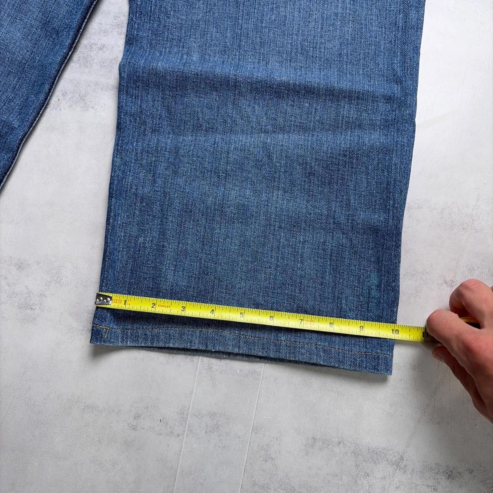 Ecko Unltd. Y2K Blue Ecko Unltd Grunge Baggy Distressed Denim Jeans Size US 36 / EU 52 - 8 Thumbnail