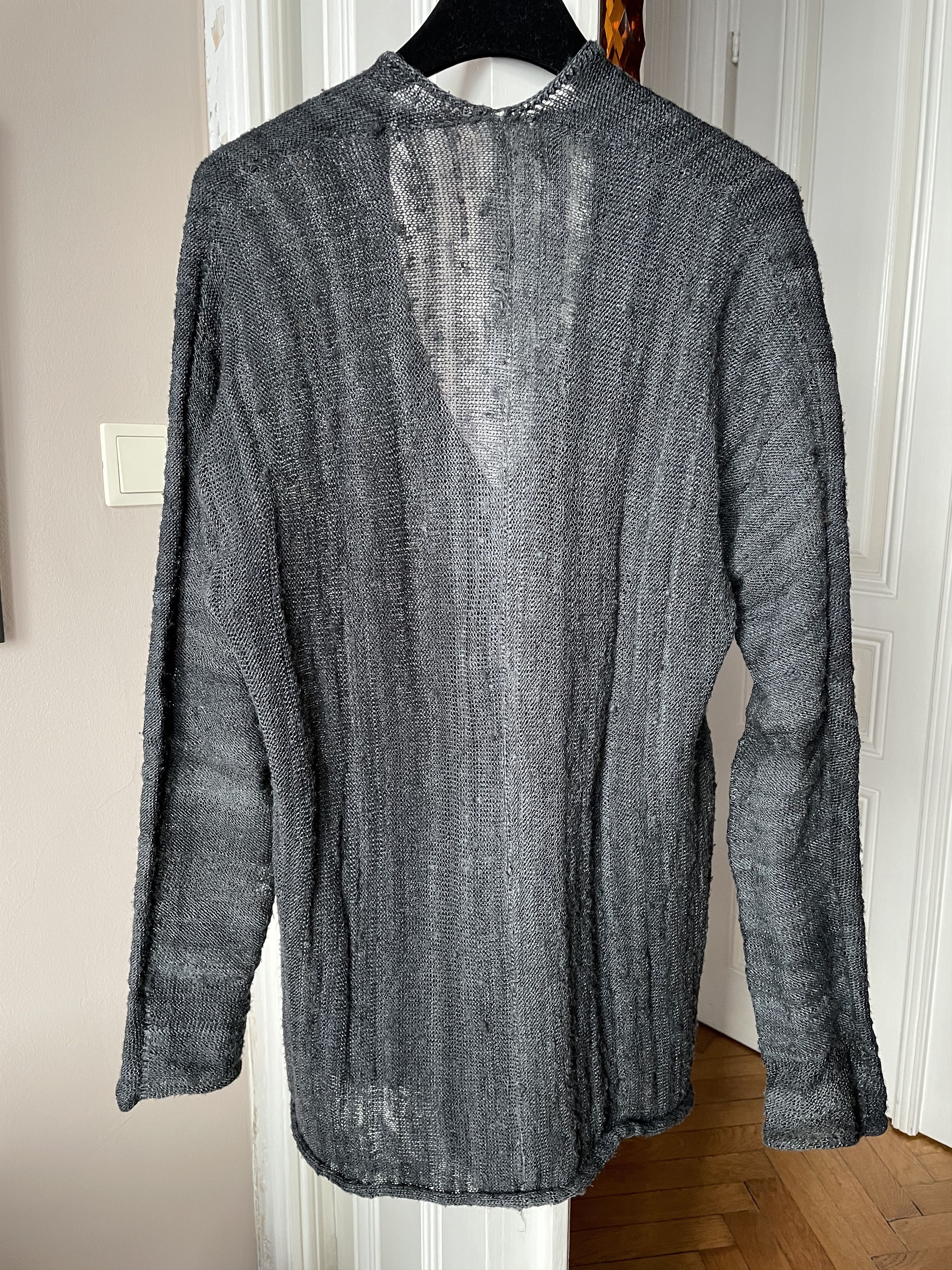 Label Under Construction LABEL UNDER CONSTRUCTION HANDSPUN SILK CARDIGAN SIZE-M Size US M / EU 48-50 / 2 - 7 Thumbnail