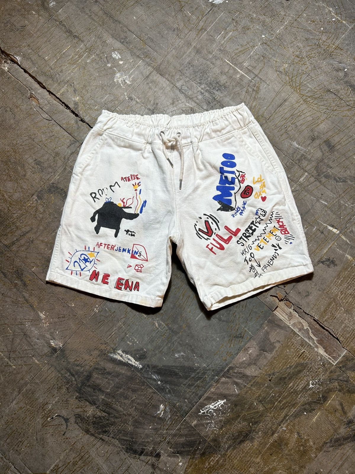 Dsquared2 × Jean-Michel Basquiat Dsquared2 X Jean Micheal Basquiat Short Pants Size US 30 / EU 46 - 1 Thumbnail