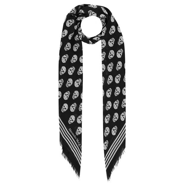 o1g2r1mq0324 Size: OS Scarf in Black/Ivory
