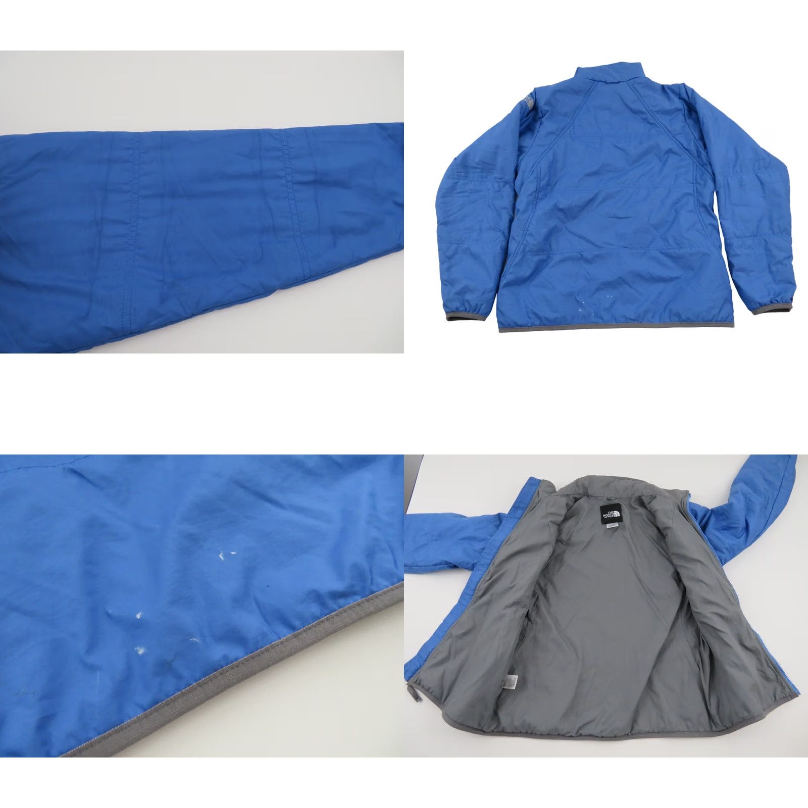 The North Face VINTAGE The North Face Jacket Womens M Blue Windbreaker Coat Rain Shelled Insulated 90s College Logo Zipper Jacket Mens Womens Girls Size M / US 6-8 / IT 42-44 - 8 Thumbnail