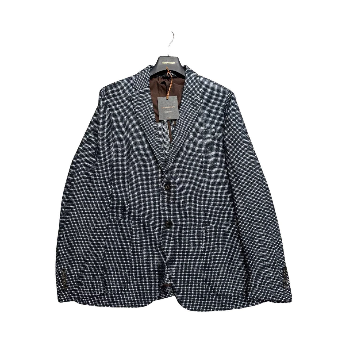 Ermenegildo Zegna Ermenegildo Zegna Checked Wool Blazer Size 44R Size 44R - 1 Thumbnail