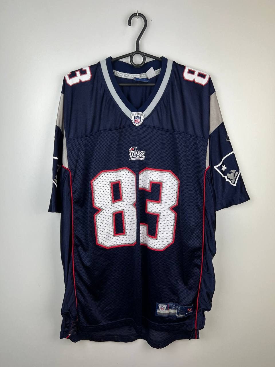 Reebok Patriots Welker Reebok NFL Jersey t-shirts size L Size US L / EU 52-54 / 3 - 1 Thumbnail