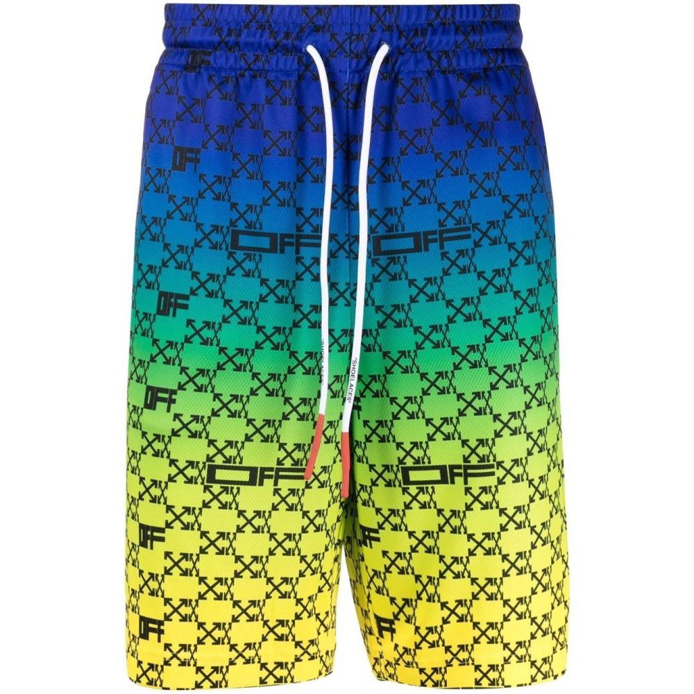 Off-White o1rshd1 Athl Monogram Shorts in Multicolor Size US 28 / EU 44 - 1 Thumbnail