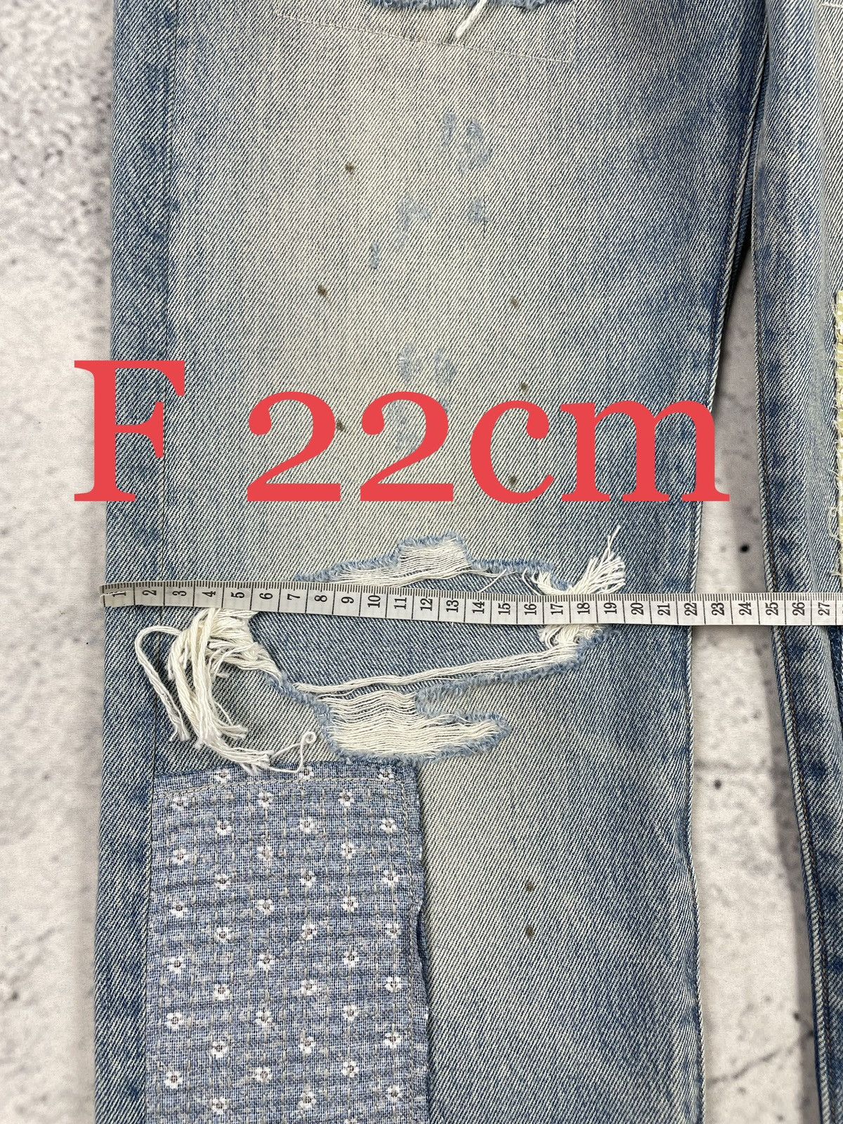Levi's Levi’s 501 150th W32 L34 Destroyed Jeans Blue Straight Fit Size US 34 / EU 50 - 10 Thumbnail