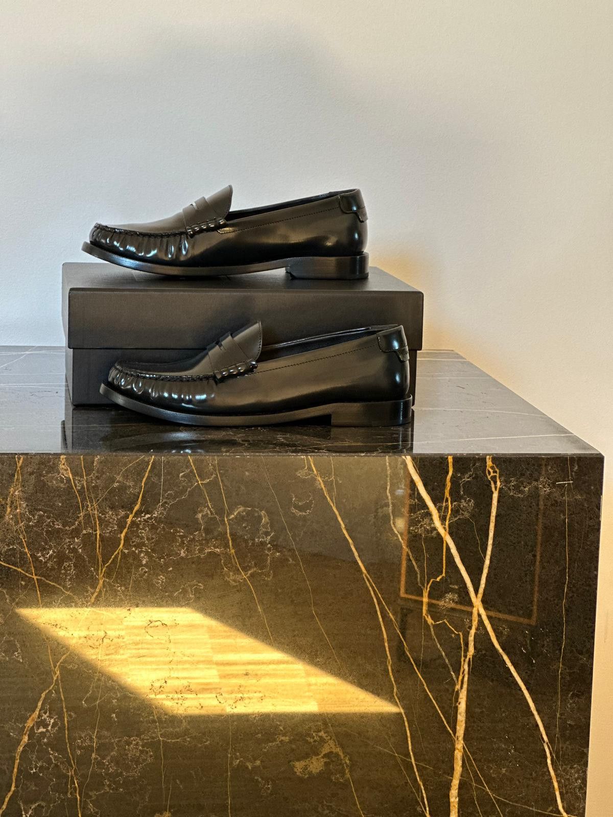 image of YVES Saint Laurent Loafers M in Black, Women's (Size 9)