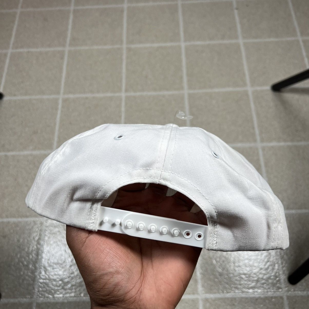 Vintage Pearl Harbor Snapback Hat Cap White WWII USS Arizona Patch Size ONE SIZE - 4 Thumbnail