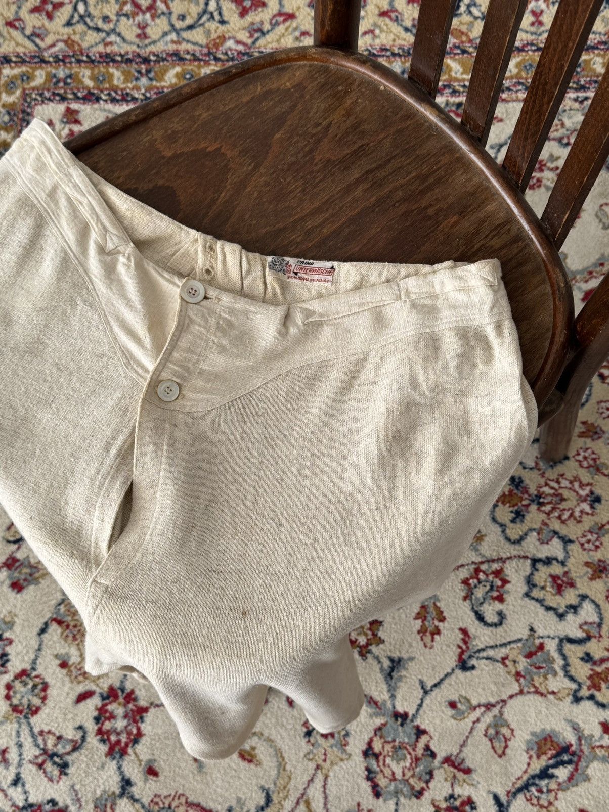 Other 1940s WW2 Era German Army Wool Underwear Shorts Size US 30 / EU 46 - 4 Thumbnail
