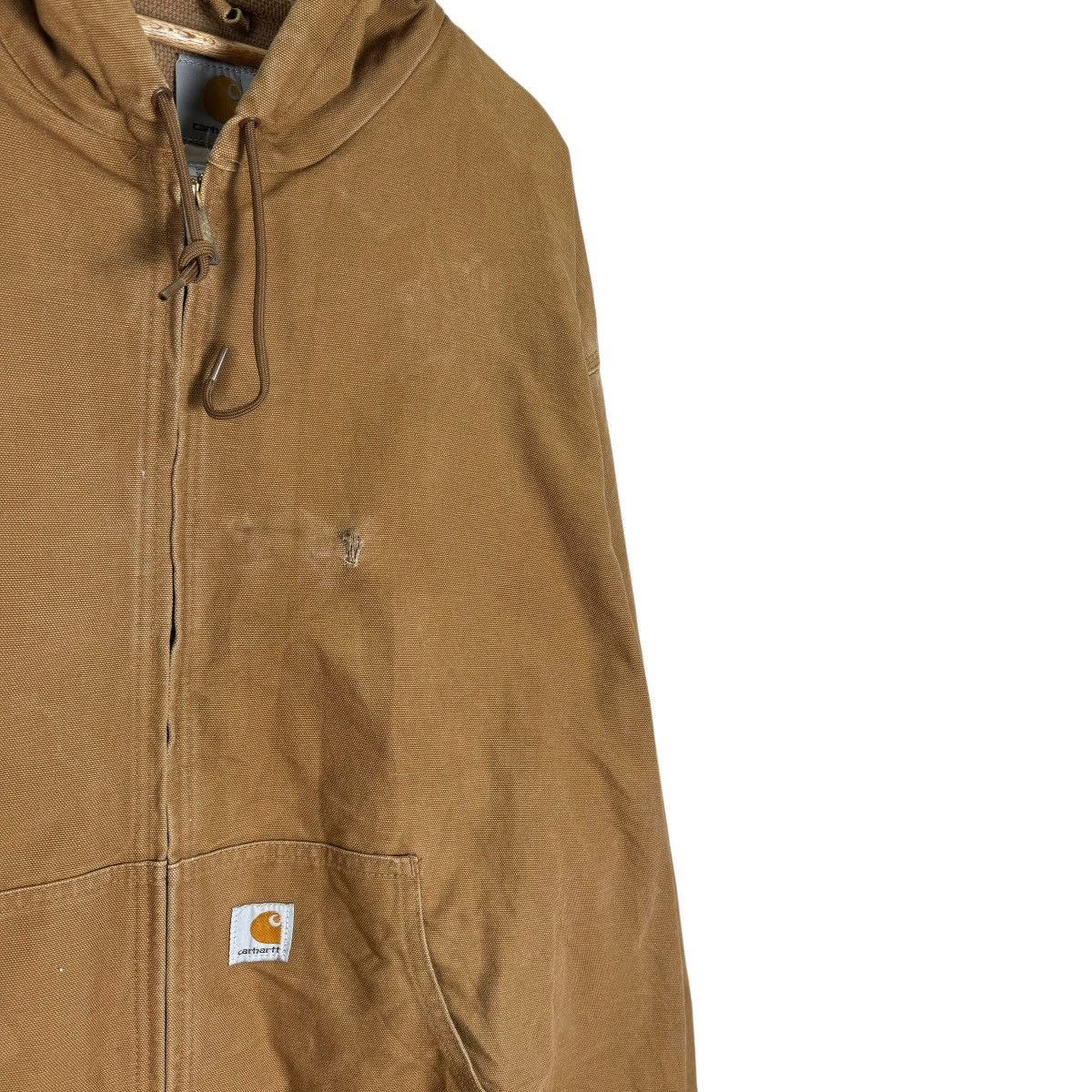 Carhartt ☀️CARHARTT HOODIE DUCK CANVAS ZIPPER JACKET SIZE 4XL Size US XXL / EU 58 / 5 - 5 Thumbnail