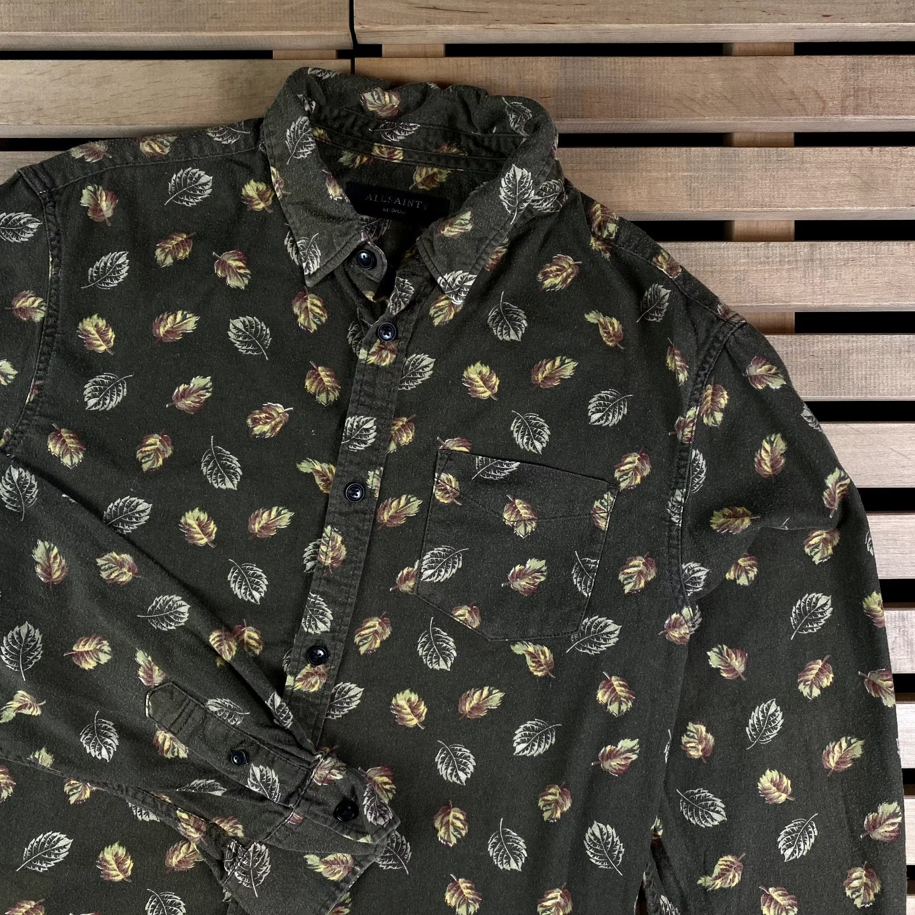 Allsaints Mens Allsaints Shirt Long Sleeve Size M Size US M / EU 48-50 / 2 - 2 Thumbnail