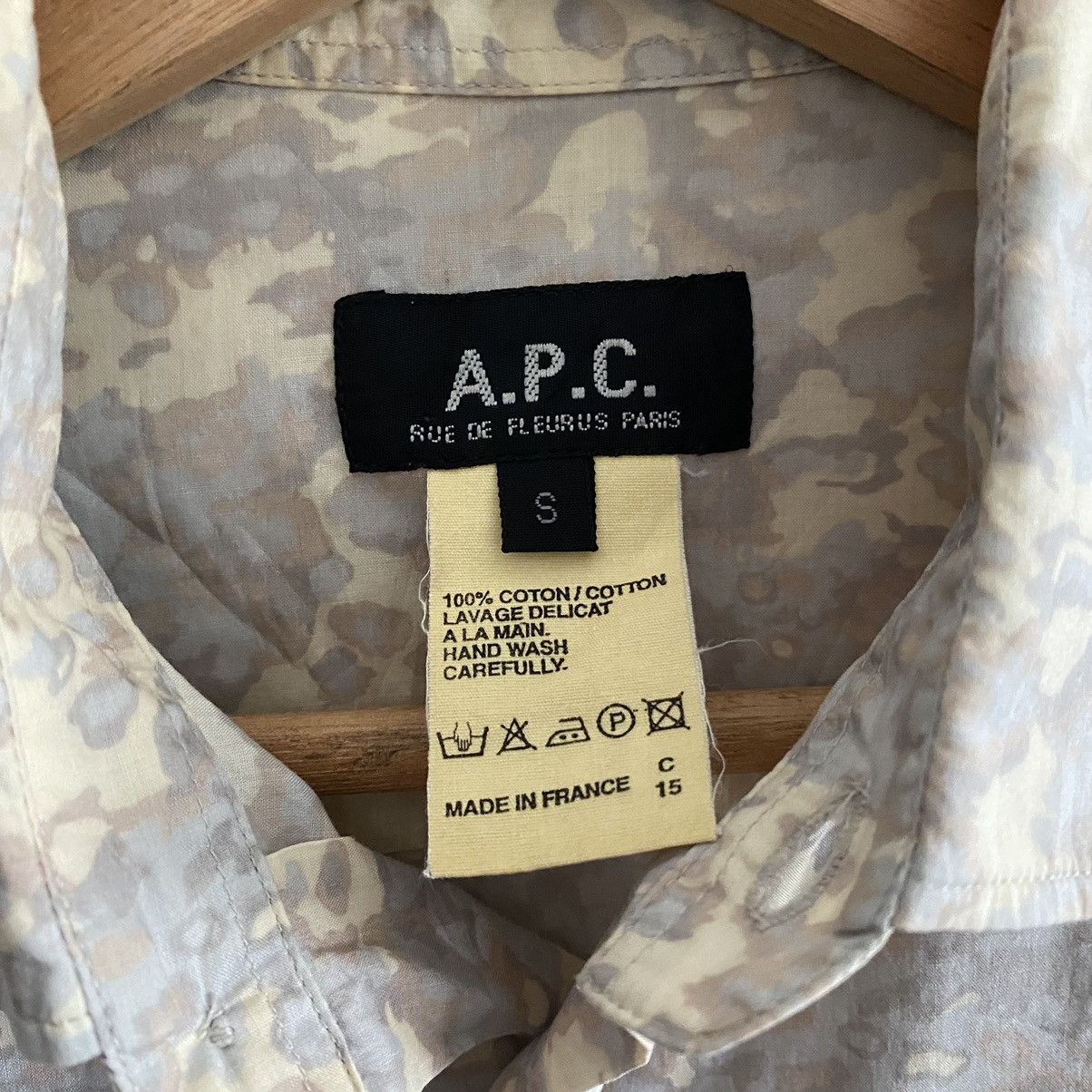 A.P.C. APC Y2K Unique Camouflage Button Up Shirts Size US S / EU 44-46 / 1 - 5 Thumbnail