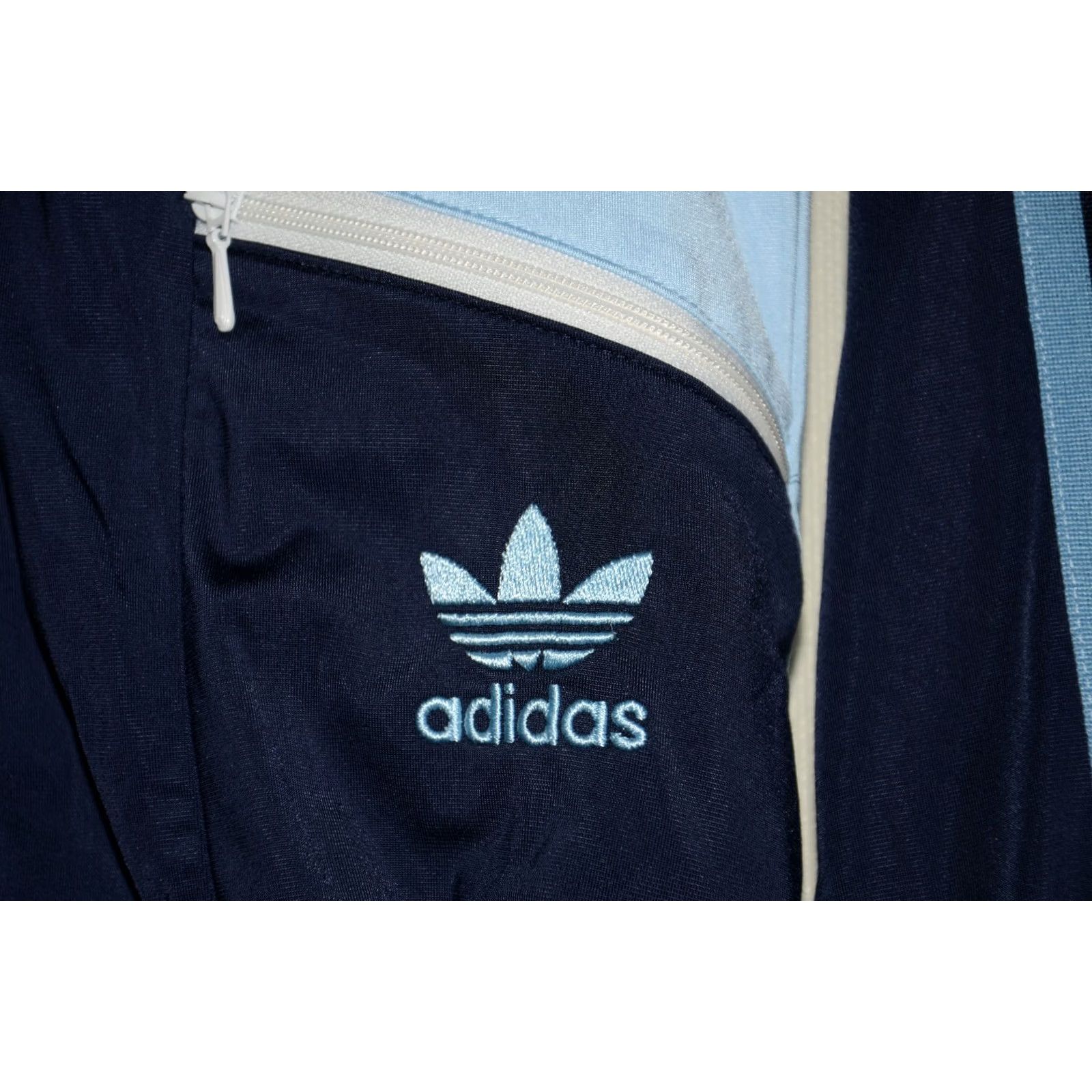 Adidas Adidas Originals Sandra 1977 Track Top Jacket Womens XS Blue Adidas Originals Track Top XS Womens Jacket Blue Sandra 1977 Size XS / US 0-2 / IT 36-38 - 4 Thumbnail
