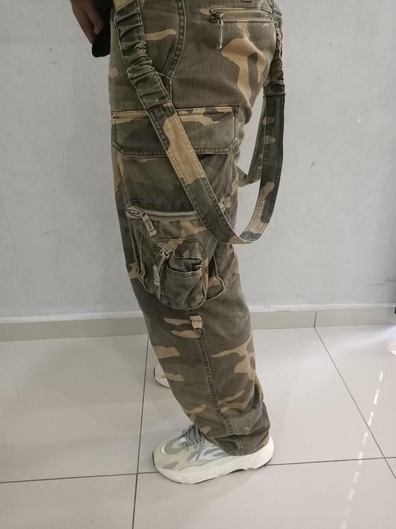 Japanese Brand Camo Multi-Zip Strap Cargo Pants – General Research Style Size US 33 - 7 Thumbnail
