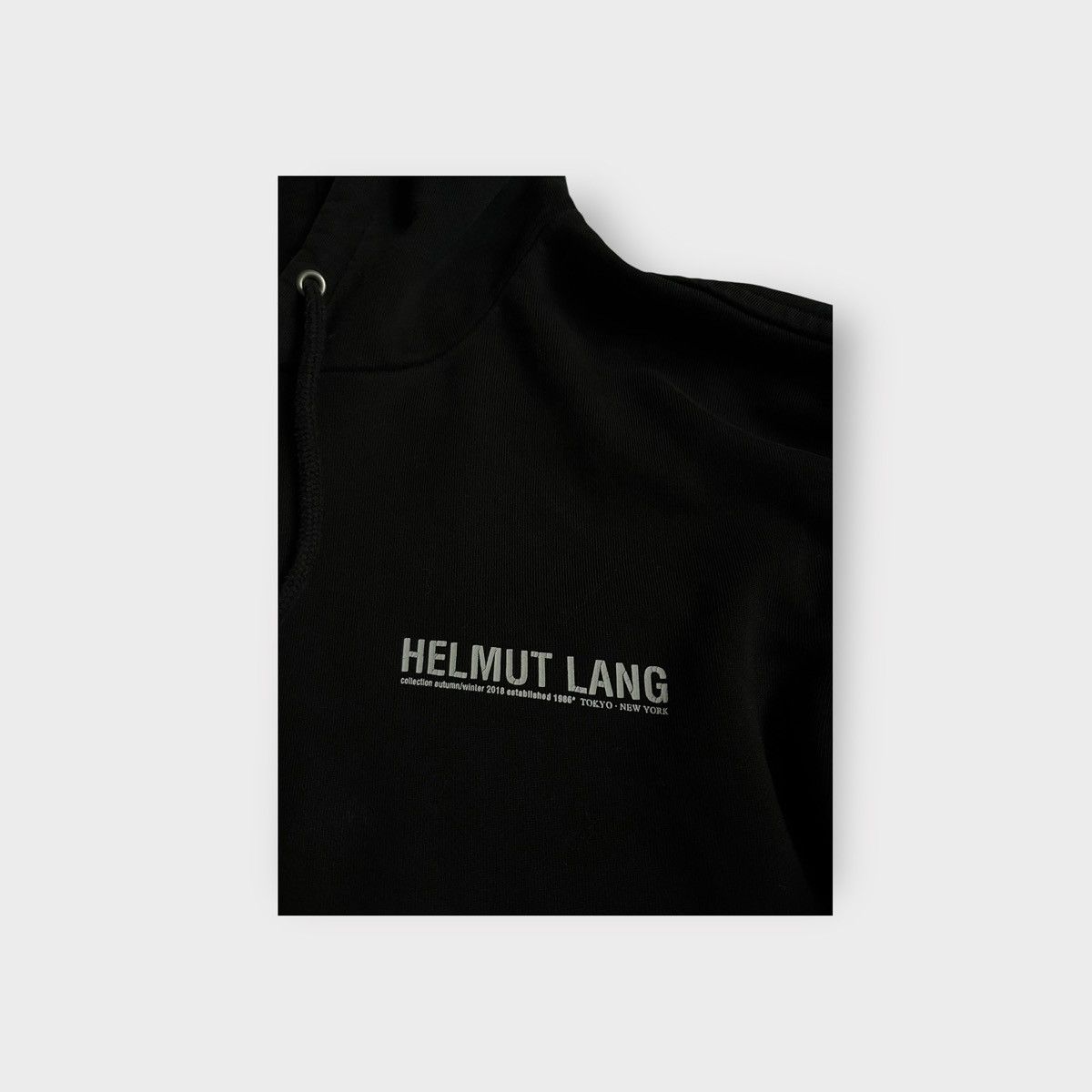 Helmut Lang Helmut Lang Black Hoodie Size US L / EU 52-54 / 3 - 3 Thumbnail