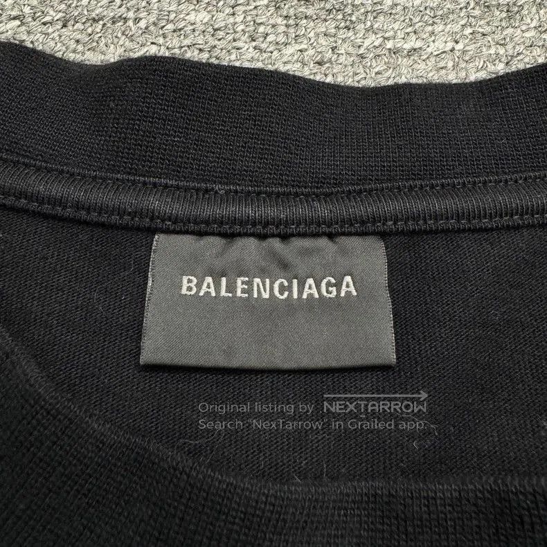 Balenciaga Balenciaga Graffiti Logo Short Sleeve Tee. Size US L / EU 52-54 / 3 - 3 Thumbnail