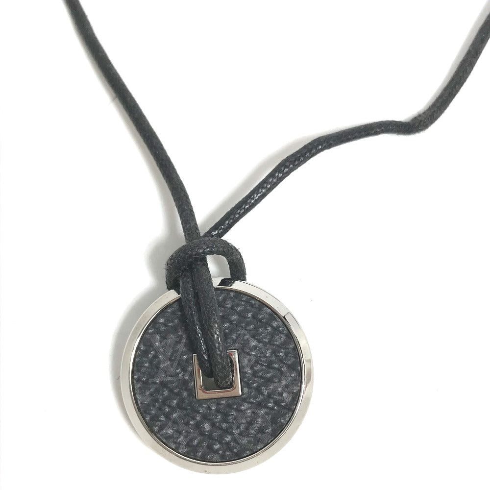 Louis Vuitton Louis Vuitton M62589 Monogram Eclipse Collier Coin Necklace Accessories Choker Metal Men Silver Size ONE SIZE - 1 Thumbnail