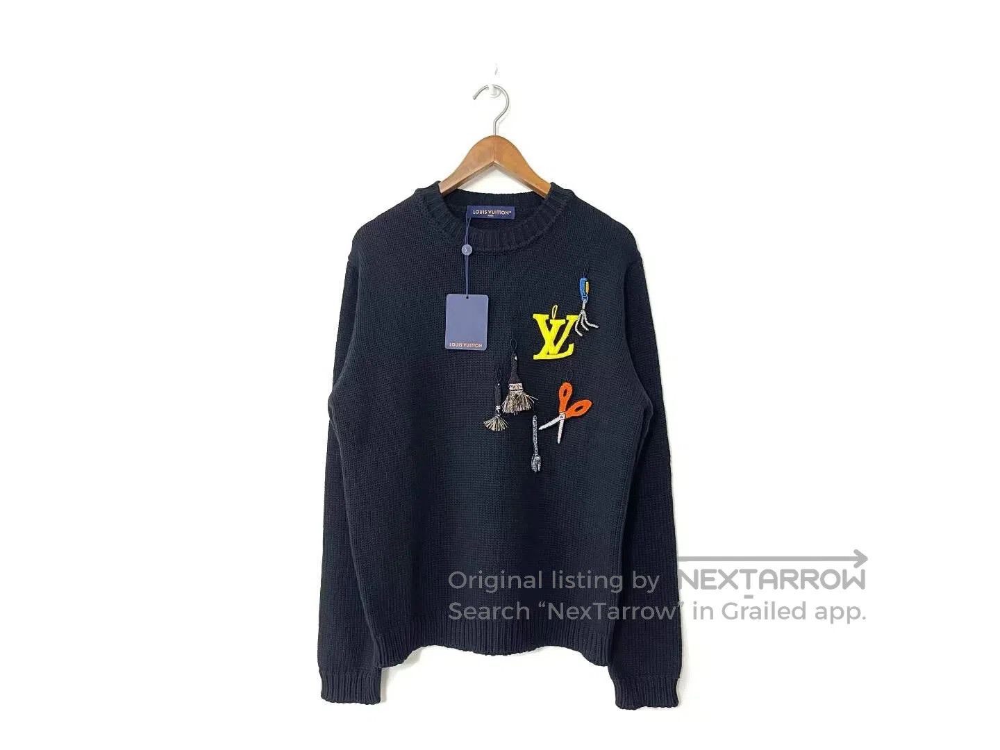 Louis Vuitton Louis Vuitton Beaded Tool Sweater| Size US M / EU 48-50 / 2 - 1 Thumbnail