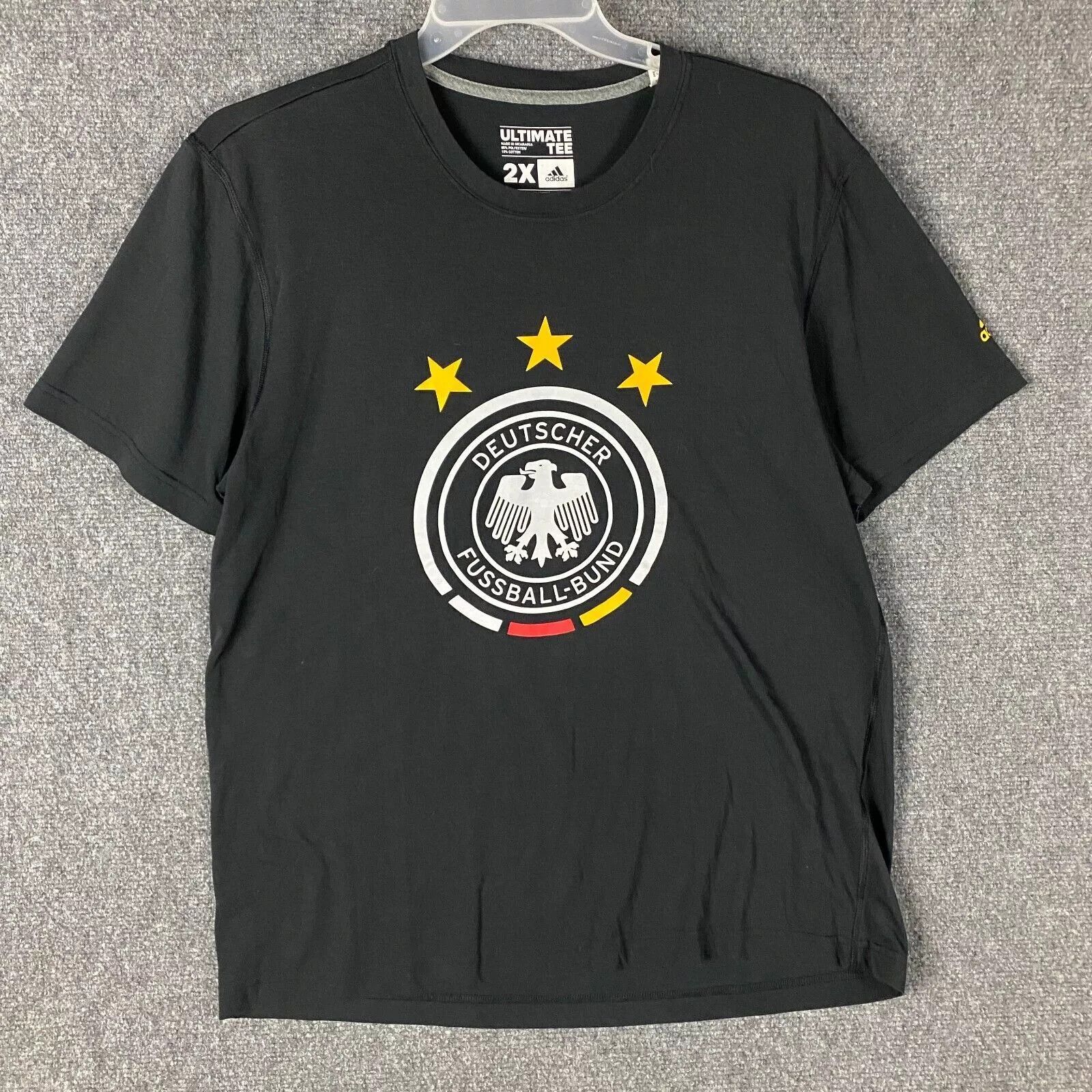 Adidas Adidas Deutscher Fussball-Bund T-Shirt Men's 2X Short Sleeve Size US XXL / EU 58 / 5 - 1 Thumbnail