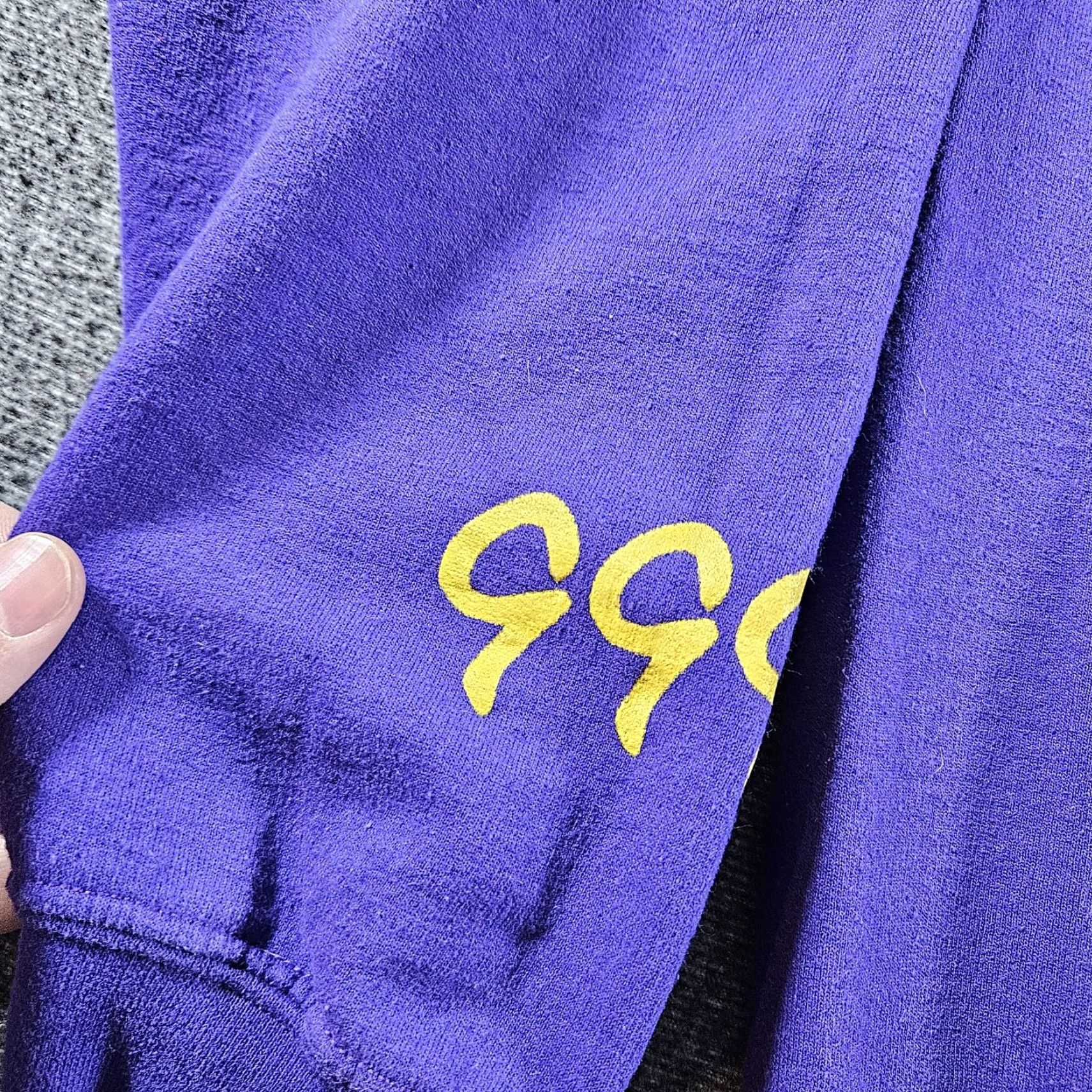 Vintage Juice WRLD Sweatshirt Mens Large Purple Legends Never Die 999 Graphic Pullover Size US L / EU 52-54 / 3 - 3 Thumbnail
