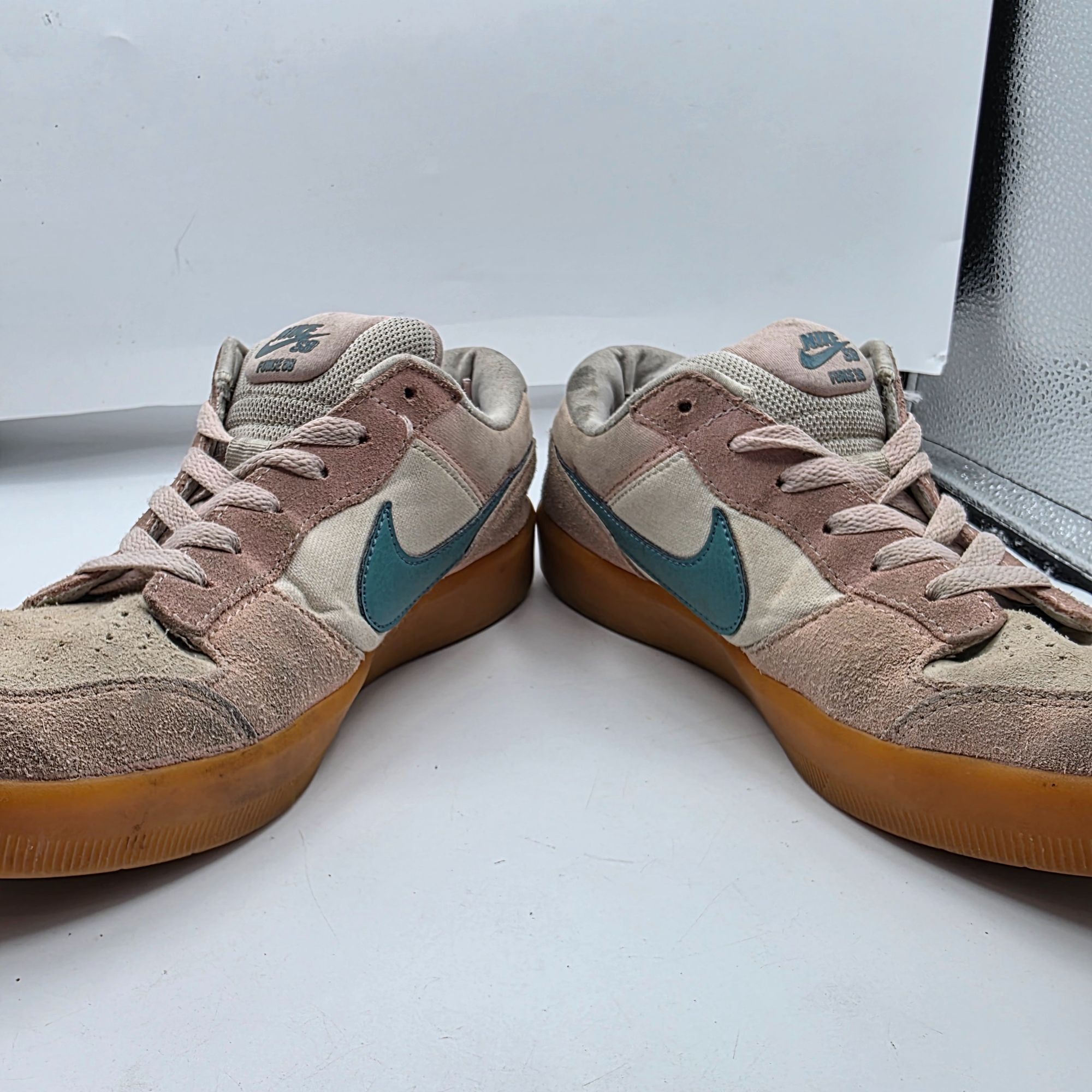 Nike Nike SB Force 58 Pink Bloom Teal Gum Mens Size 8.5 Skateboar Size US 8.5 / EU 41-42 - 2 Thumbnail