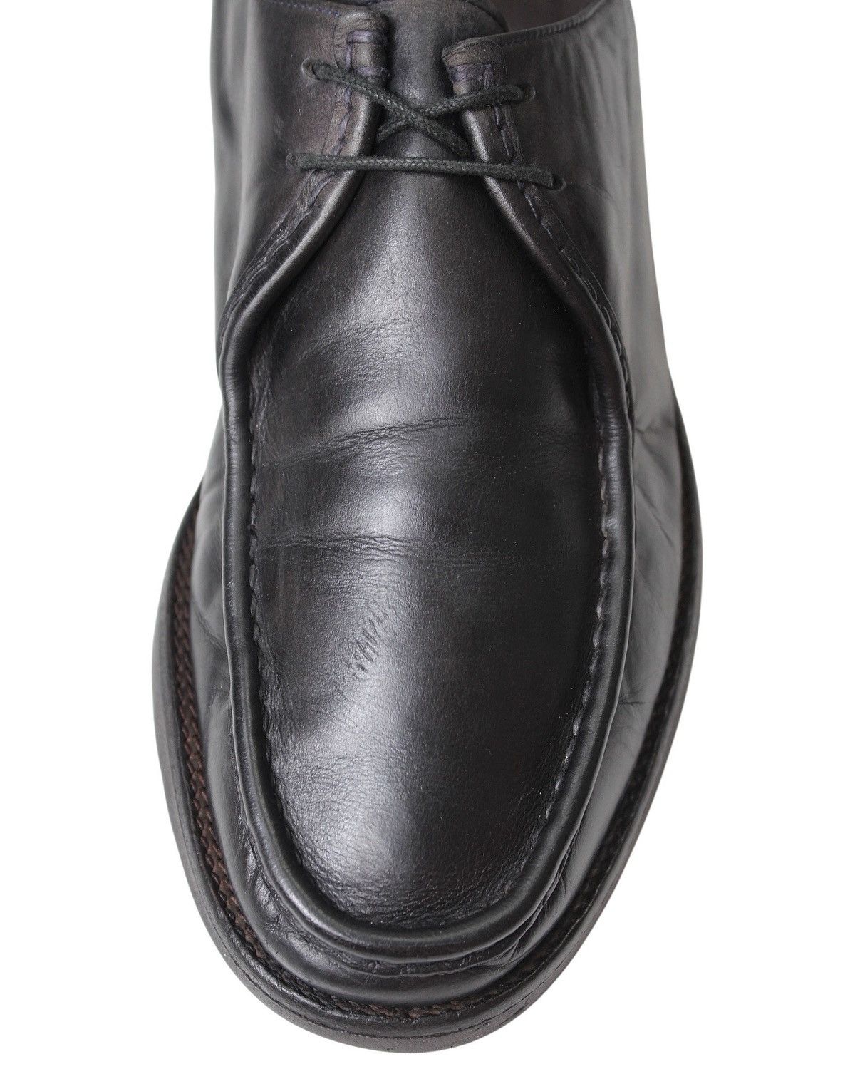 Japanese Brand 2000S TANDY BLACK LEATHER MOC TOE DERBY Size US 8 / EU 41 - 10 Thumbnail