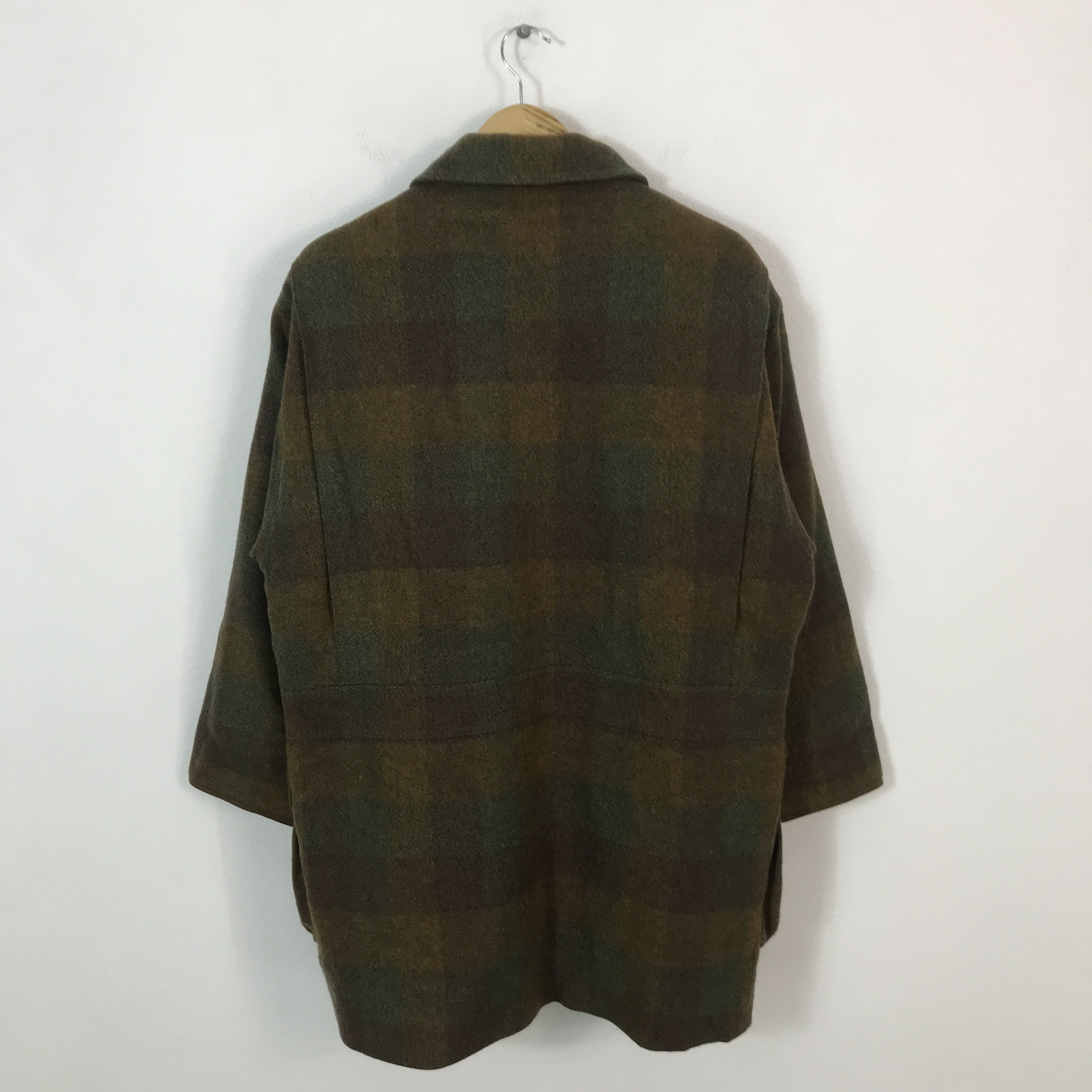 Paul Stuart Vintage Paul Stuart Wool Tartan design Parkas jacket Size US L / EU 52-54 / 3 - 2 Thumbnail