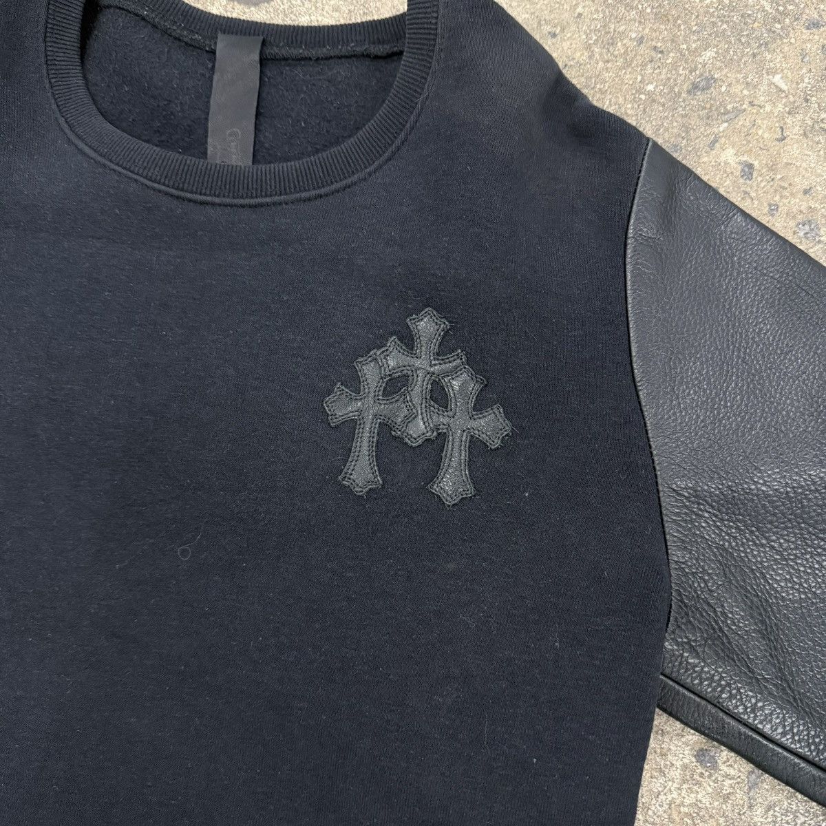 Chrome Hearts Chrome Hearts Leather Patch Sweater Size US M / EU 48-50 / 2 - 3 Thumbnail