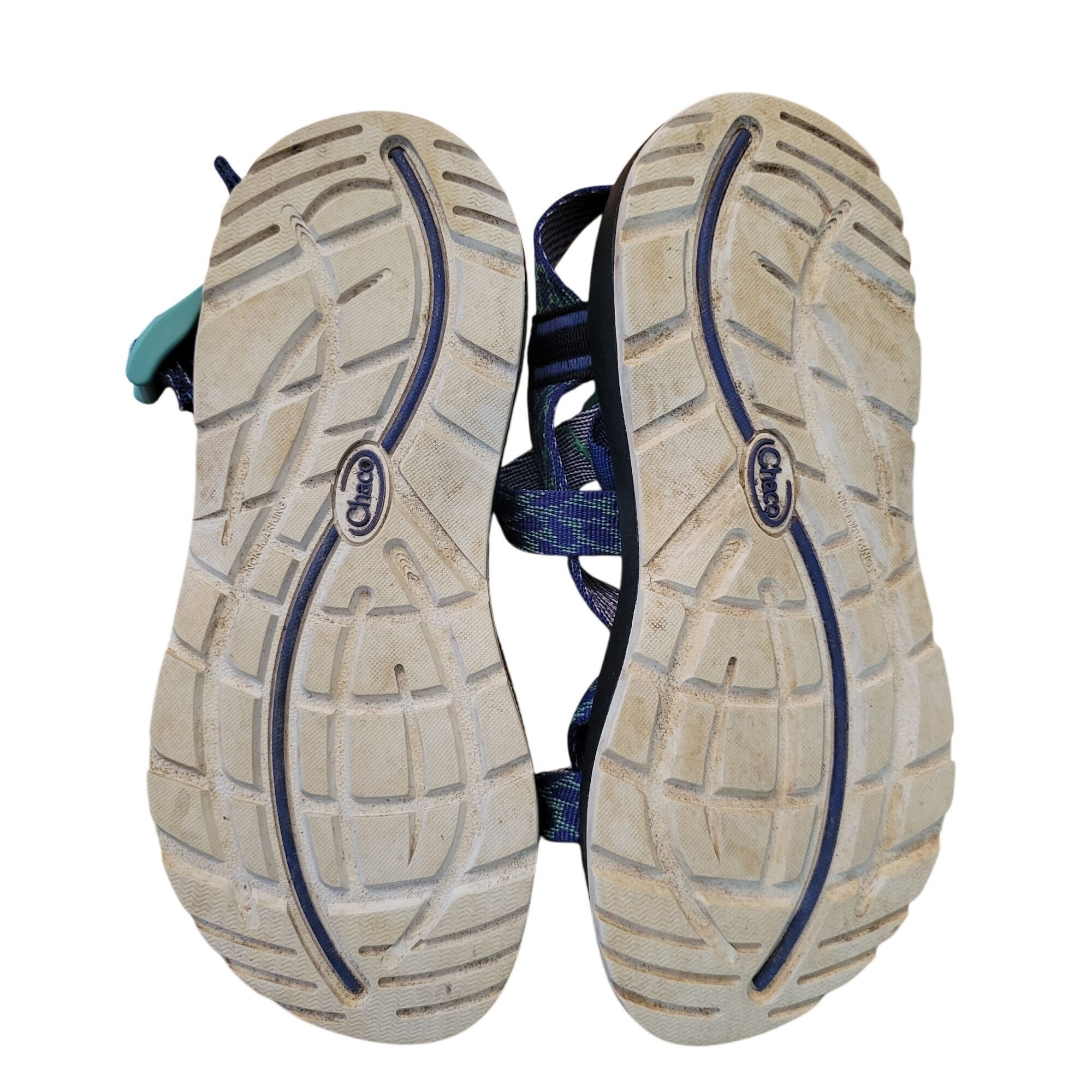 Chaco Chaco Z/2 Classic Sandals 7 Blue Geometric Print Outdoor Hik Size US 7 / IT 37 - 3 Thumbnail