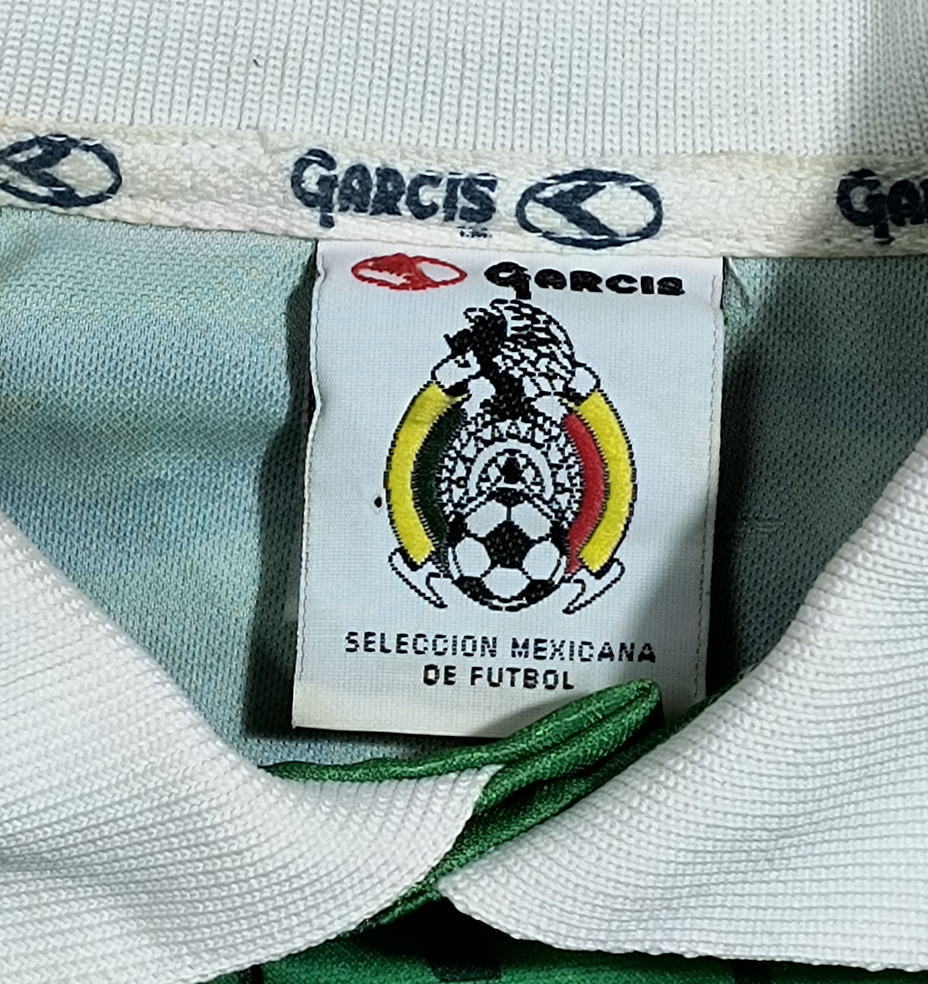 Vintage Vintage Garcis Mexico national team 1999 home jersey Size US XL / EU 56 / 4 - 5 Thumbnail