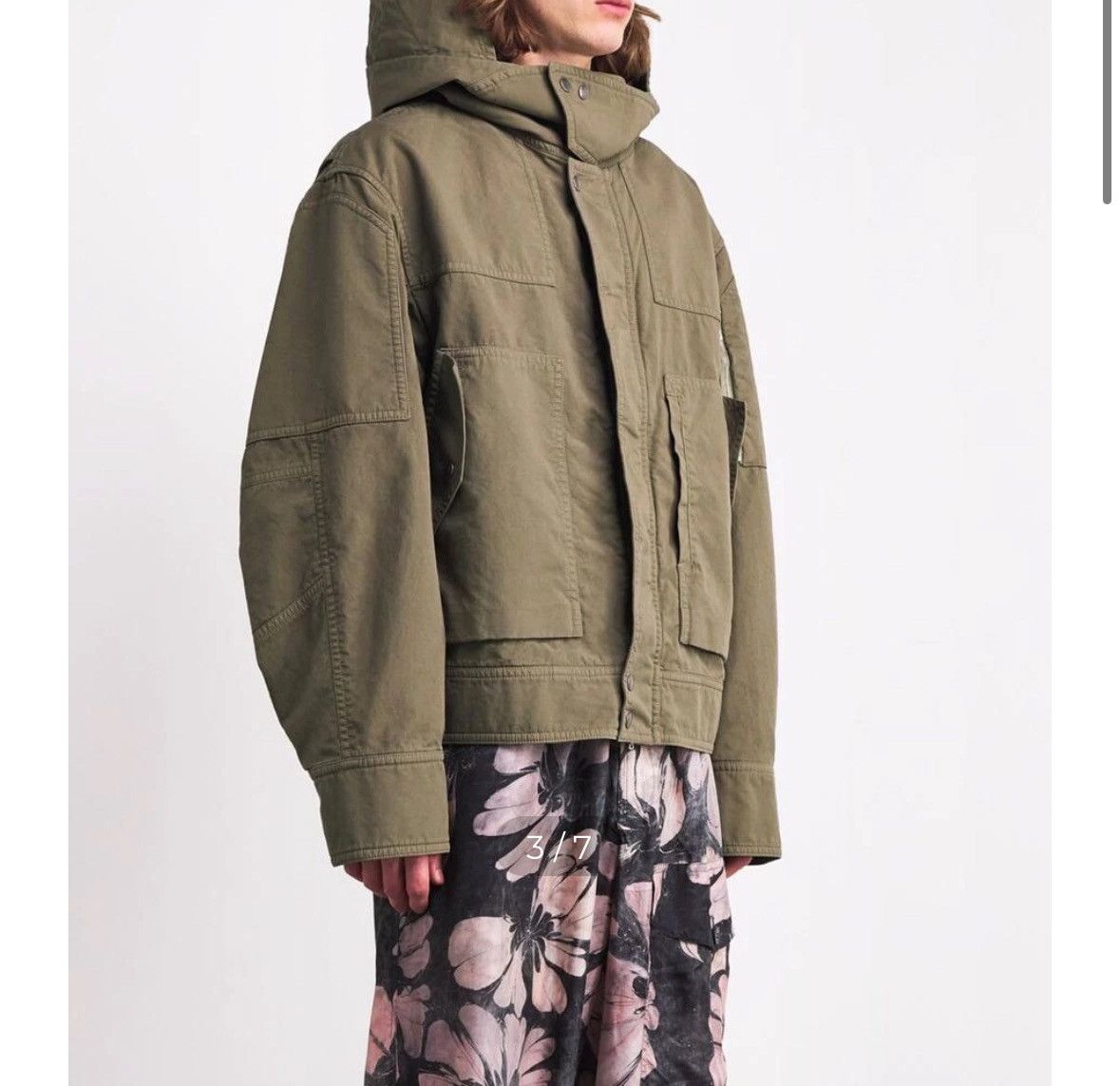 Dries Van Noten NWT SS25 Varsen Jacket in Dust size XL Size US XL / EU 56 / 4 - 19 Thumbnail