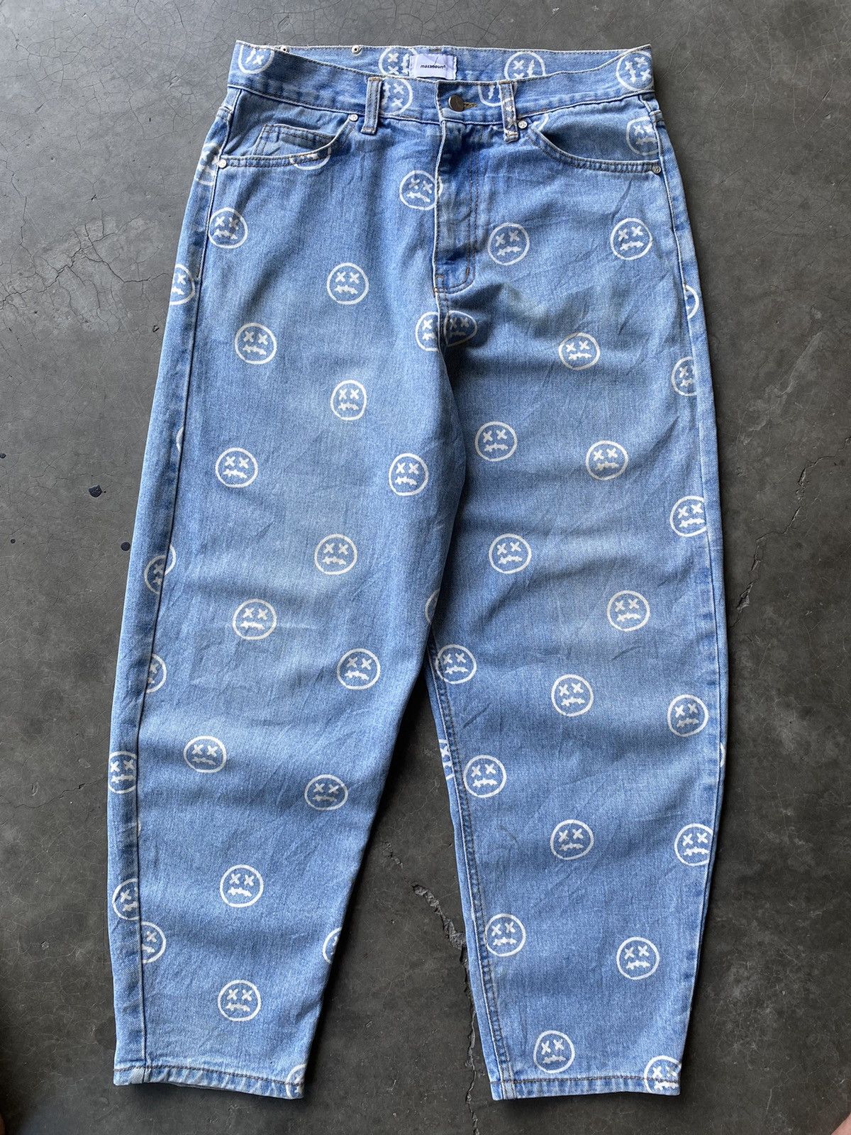 Other Massnoun Denim Ballon Pant Inspiration By Denim Tears Size US 32 / EU 48 - 3 Thumbnail