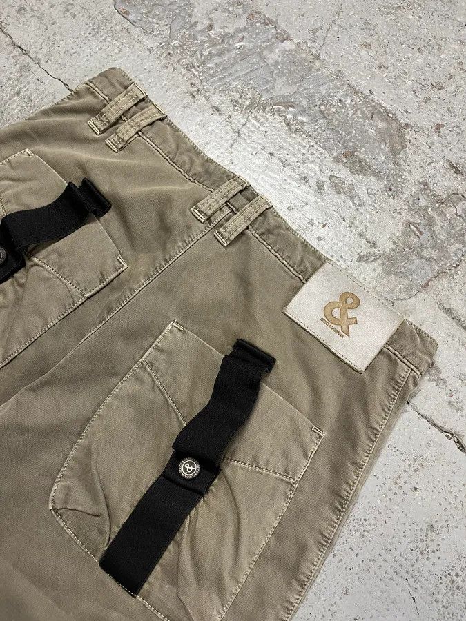 Dolce & Gabbana AW2003 Dolce & Gabbana Bondage Military Khaki Green Pants Size US 32 / EU 48 - 9 Thumbnail