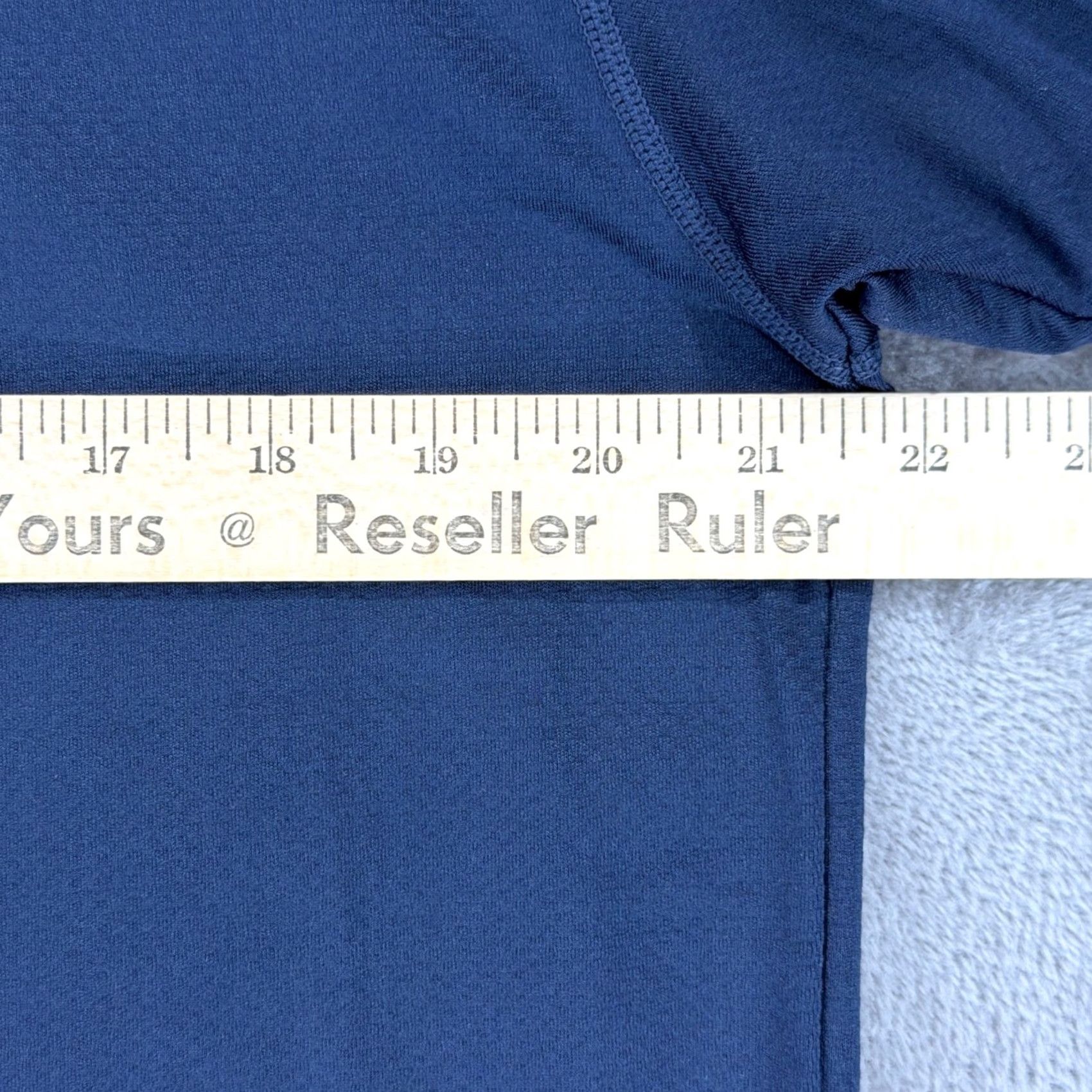 Vintage BYLT Premium Basics Polo Shirt Navy White Trim M Adult Blue Solid Drop-Cut SS Polo Short Sleeve Athletic Size US M / EU 48-50 / 2 - 5 Thumbnail