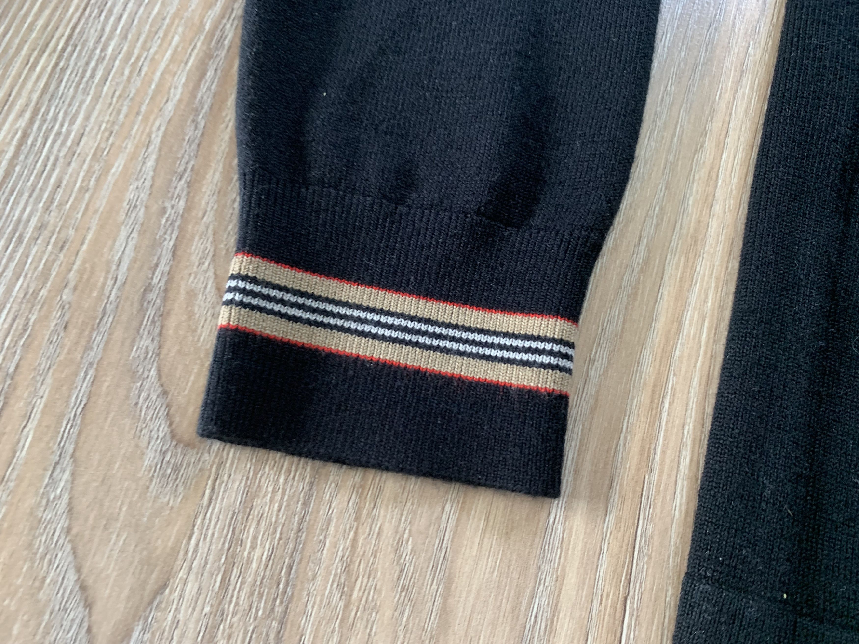Burberry Mens Burberry Pace Long-Sleeve Wool Polo Shirt Size US M / EU 48-50 / 2 - 5 Thumbnail