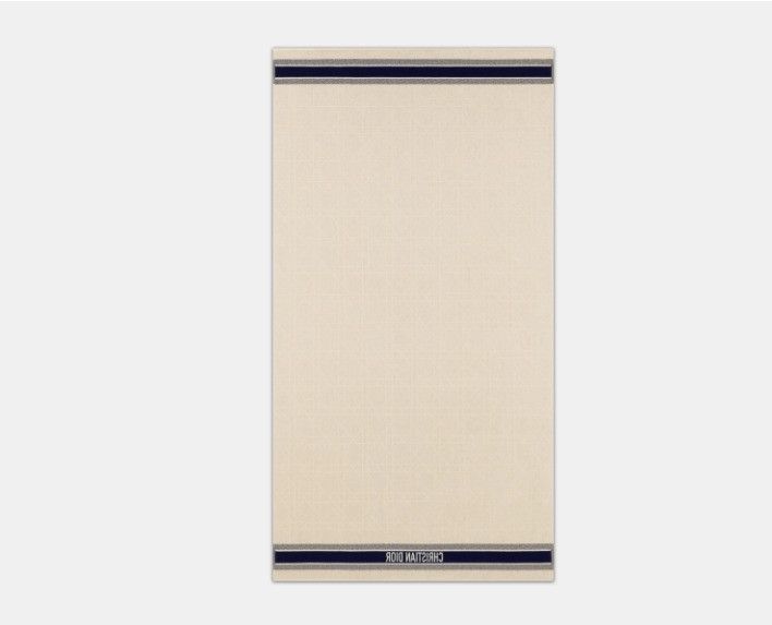 Dior o1w1db10325 Size: OS / 41CAN Beach Towel in Beige Size ONE SIZE - 2 Thumbnail