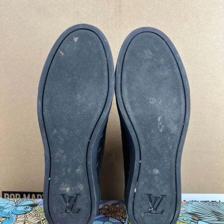 Louis Vuitton Louis Vuitton Black Casual Sneakers -2508 Size US 6.5 / EU 39-40 - 4 Thumbnail