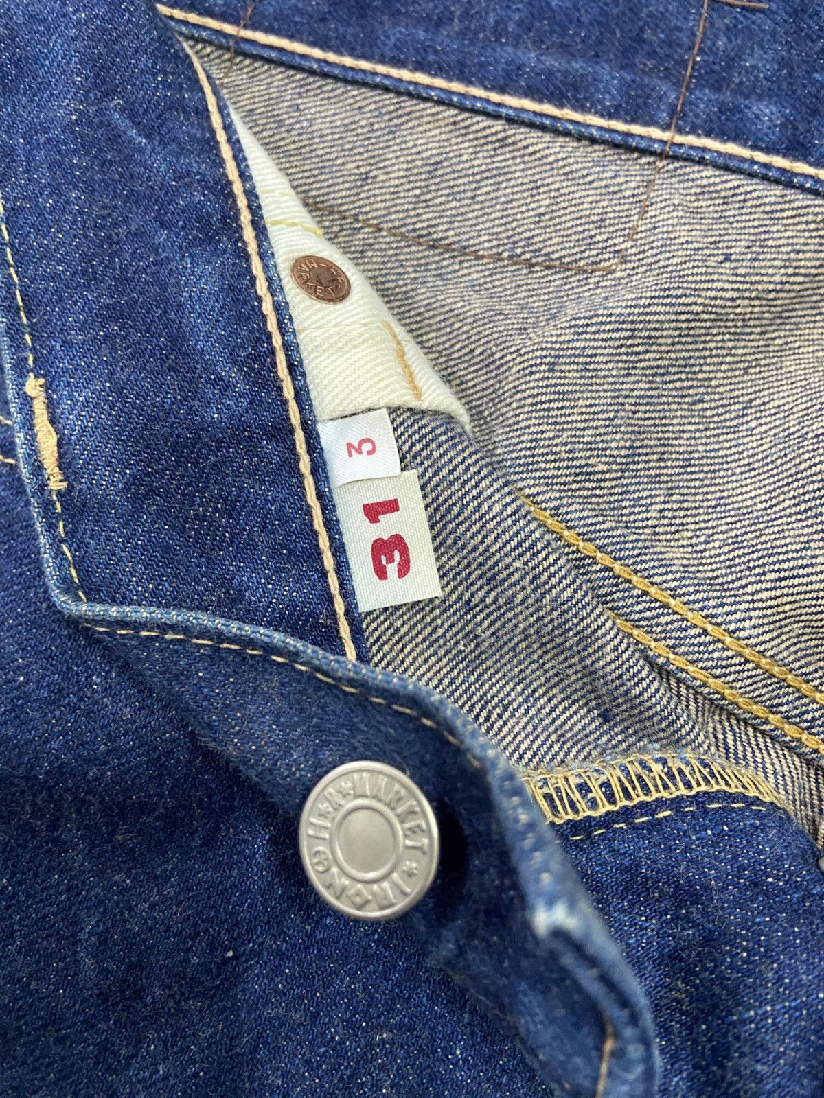 Blue Blue Japan × Jean Iron HR Market Blue Blue Japan Selvedge Jeans Size US 31 - 4 Thumbnail