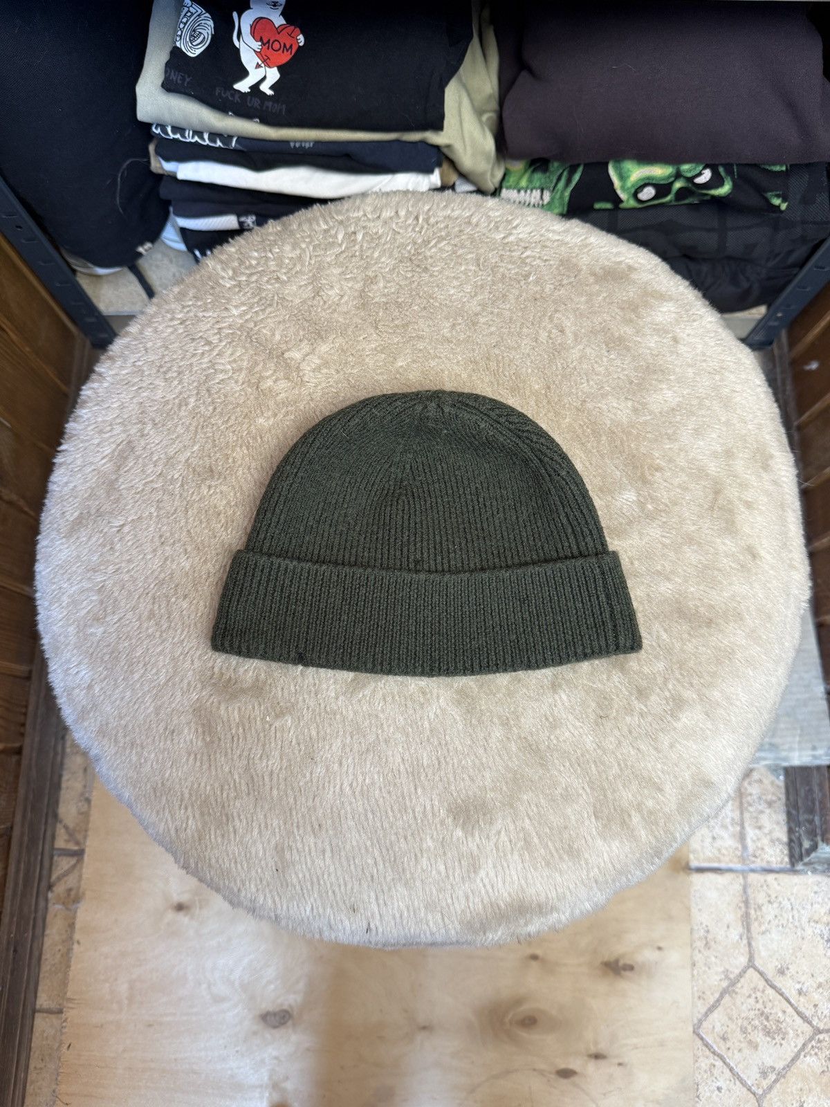 Lacoste Vintage Lacoste Beanie Hat Made in France Size ONE SIZE - 2 Thumbnail