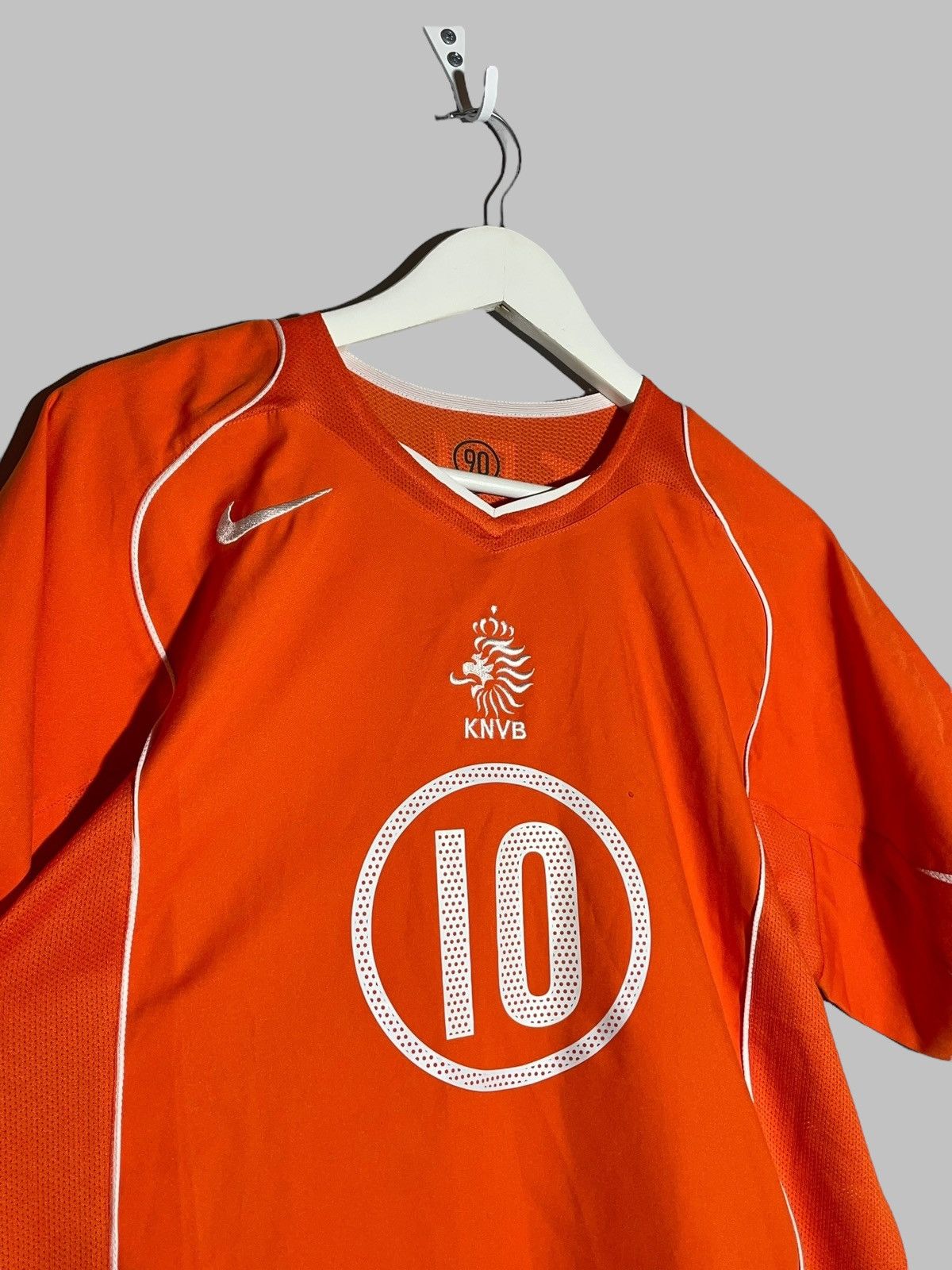 Nike #10 Van Nistelrooy Netherlands Nike 2004 Home Football Shirt Size US M / EU 48-50 / 2 - 6 Thumbnail