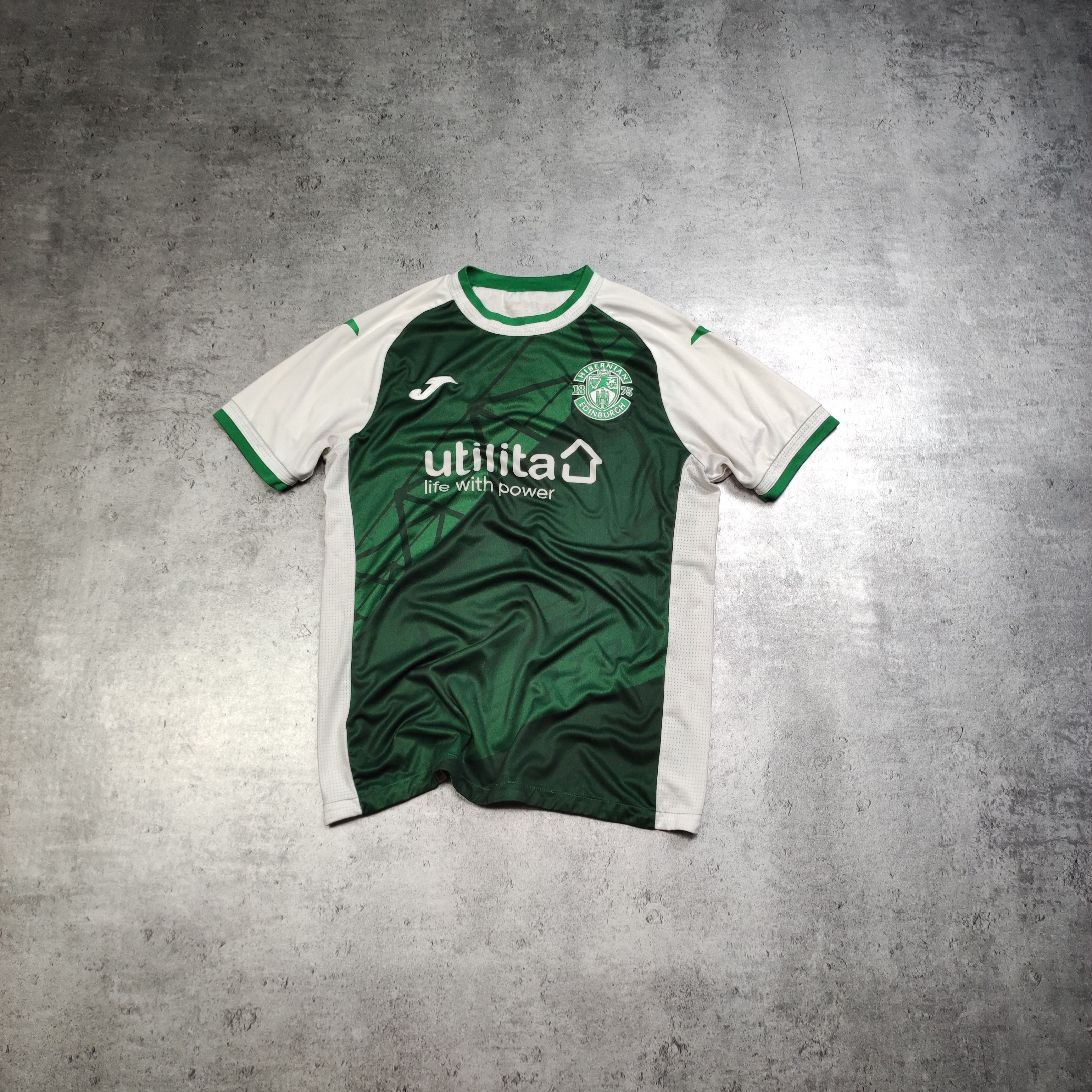 Vintage RARE Football Soccer Hibernian Edinburgh Home Jersey Size US M / EU 48-50 / 2 - 1 Thumbnail