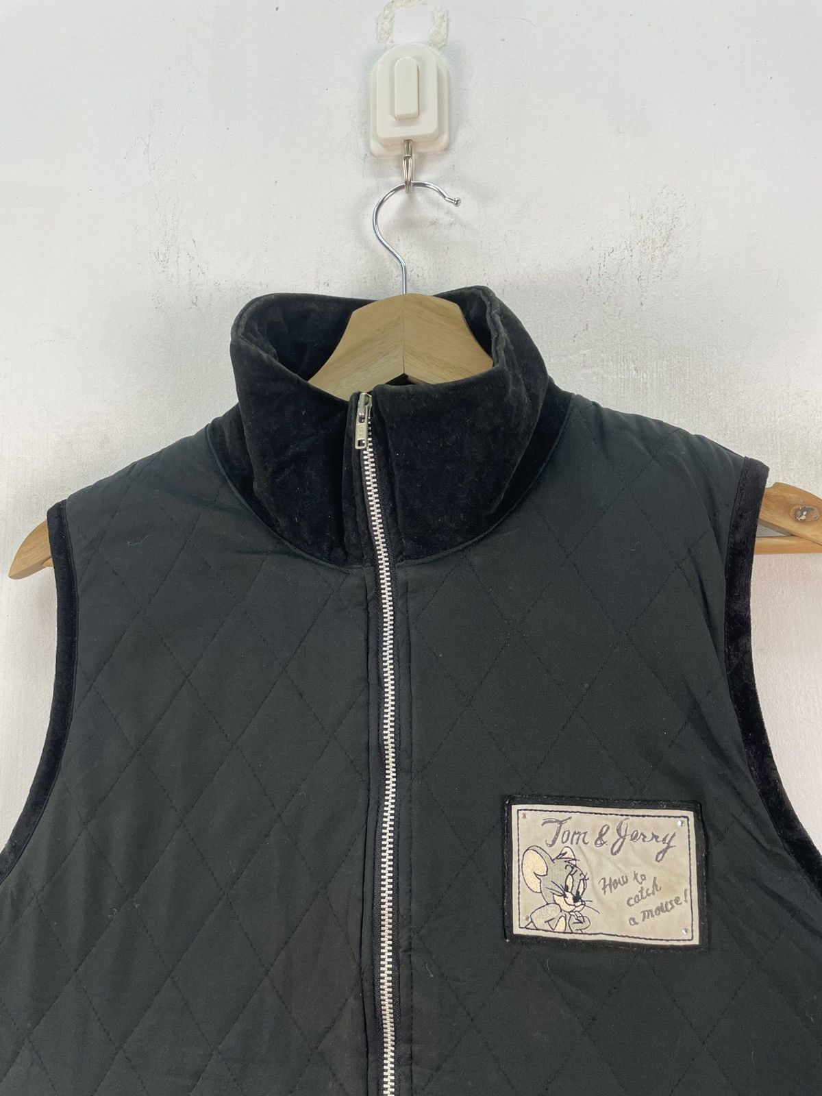 Cartoon Network × Vintage Vintage Tom and Jerry Quilted Jacket Vest Size US M / EU 48-50 / 2 - 6 Thumbnail