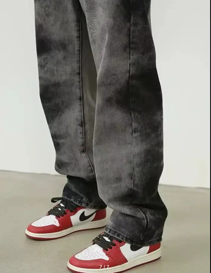 Japanese Brand Trendy Vintage Grey Baggy Denim Trousers Size US 32 / EU 48 - 5 Thumbnail