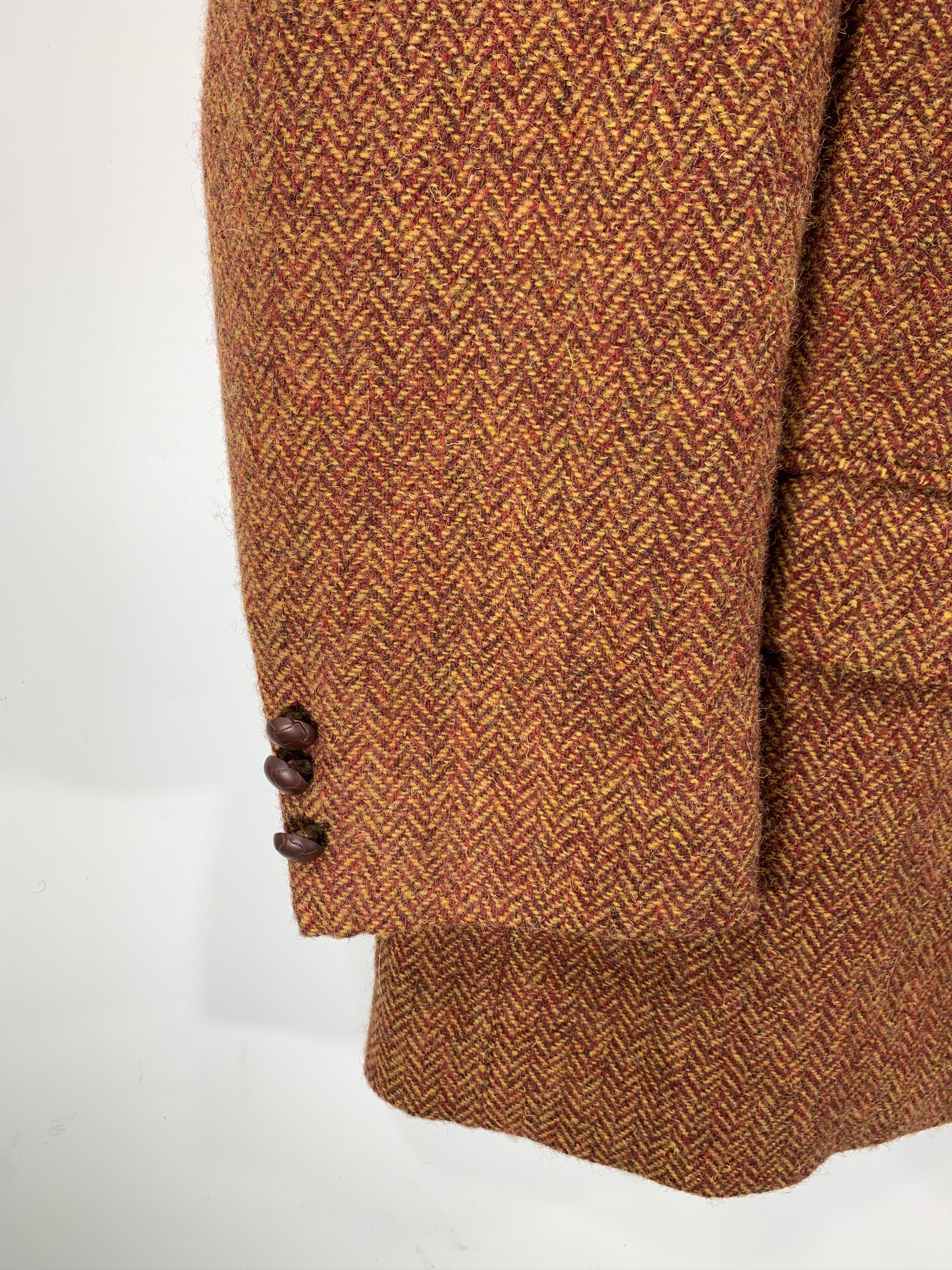 Harris Tweed × Octopus × Vintage Vintage Octopus army X harris tweed Wool Blazer Size US L / EU 52-54 / 3 - 3 Thumbnail